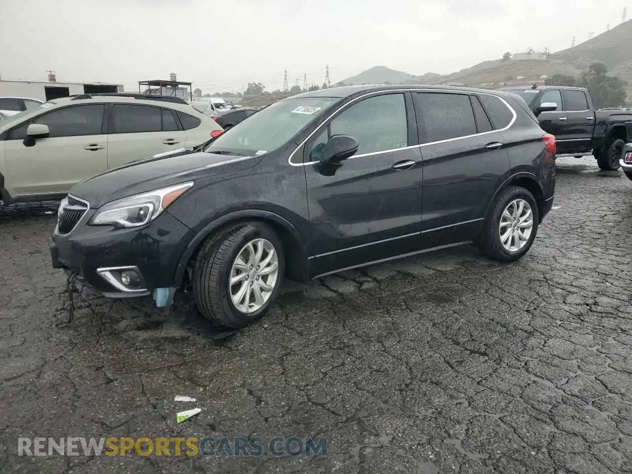 1 Photograph of a damaged car LRBFXBSA4KD092862 BUICK ENVISION 2019
