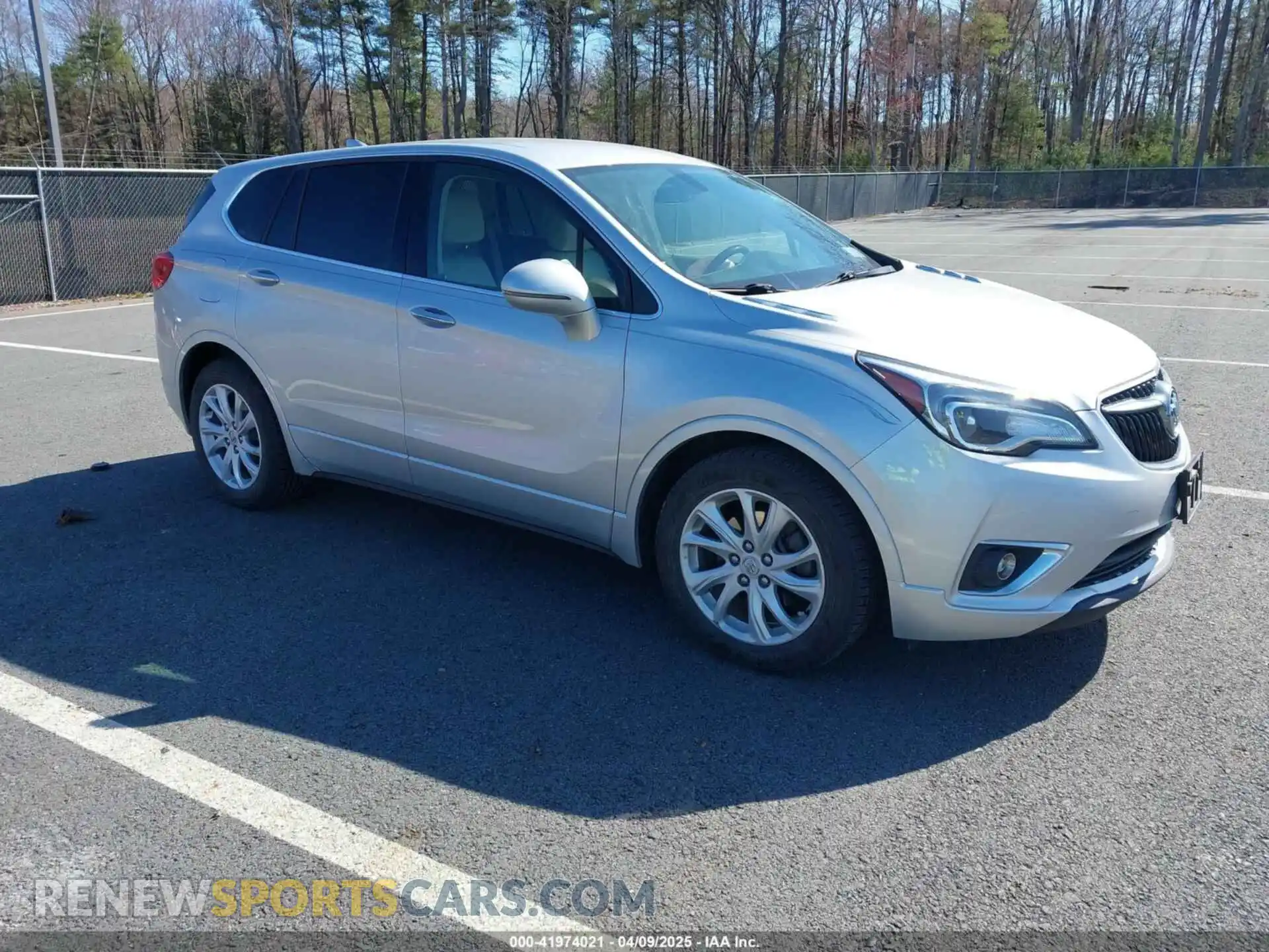 1 Photograph of a damaged car LRBFXBSA8KD120419 BUICK ENVISION 2019