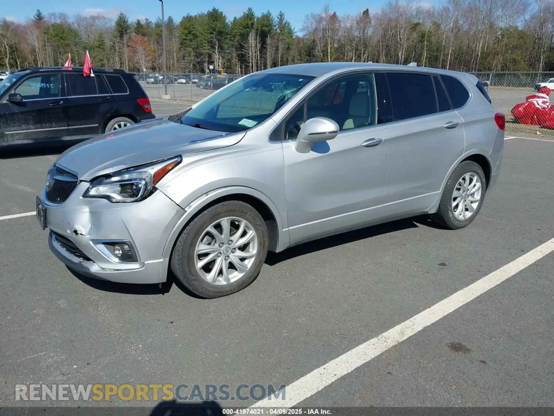 2 Photograph of a damaged car LRBFXBSA8KD120419 BUICK ENVISION 2019