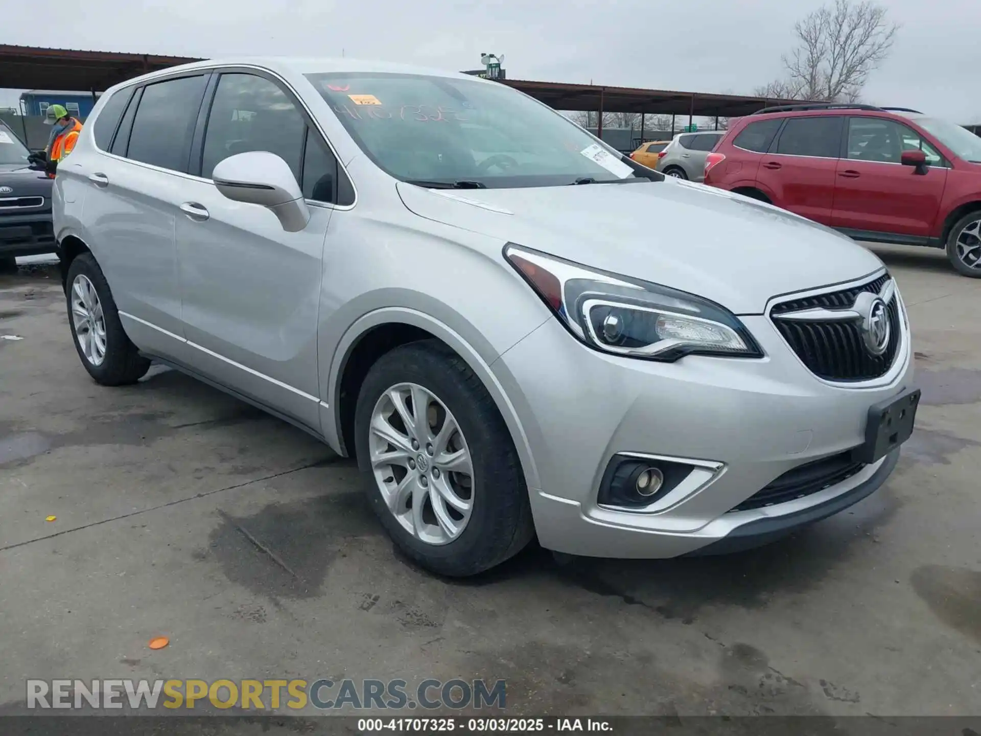 1 Photograph of a damaged car LRBFXBSAXKD100897 BUICK ENVISION 2019