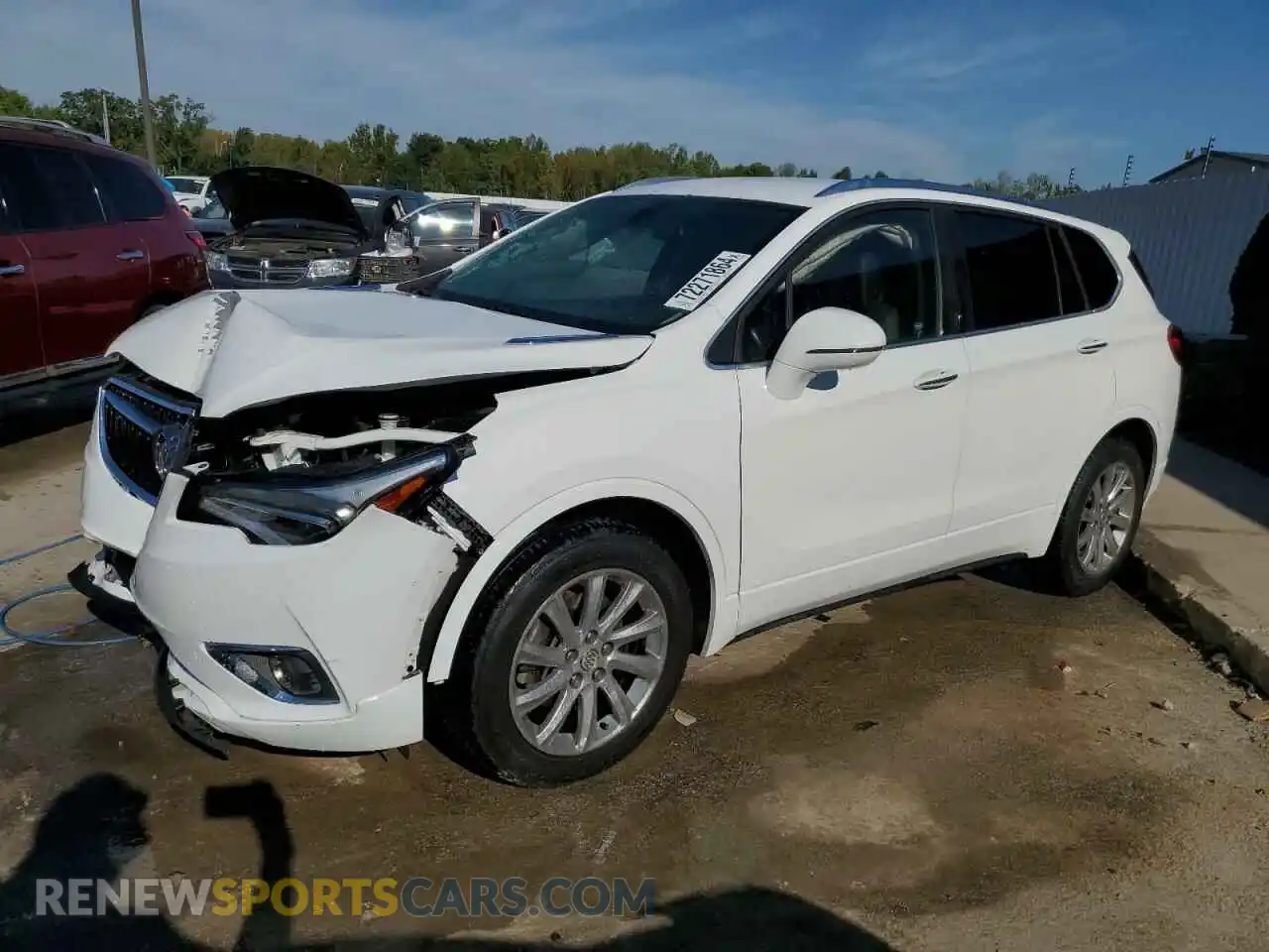 1 Photograph of a damaged car LRBFXCSA1KD009474 BUICK ENVISION 2019