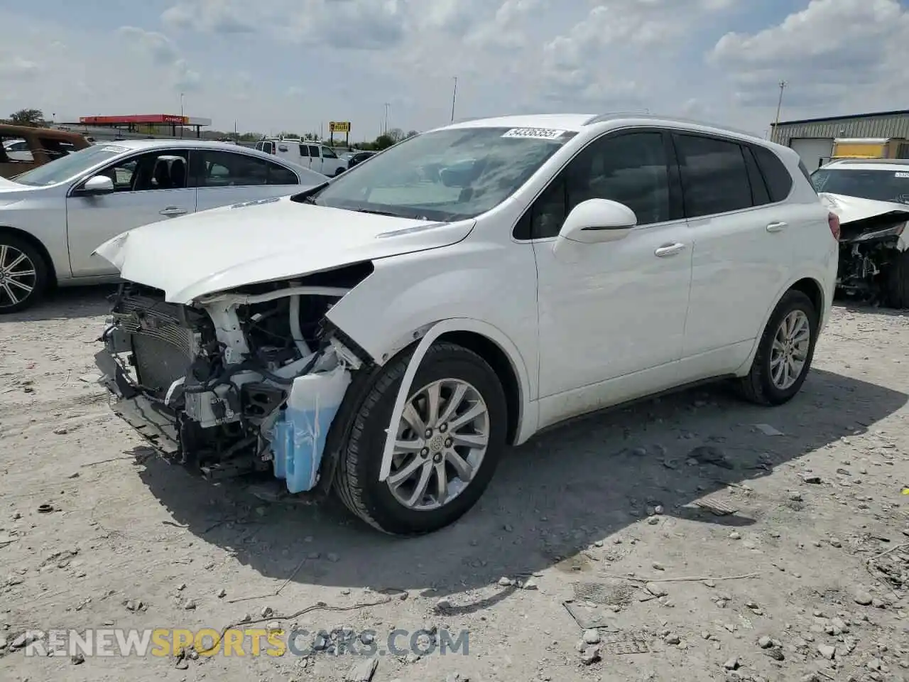 1 Photograph of a damaged car LRBFXCSA4KD000560 BUICK ENVISION 2019