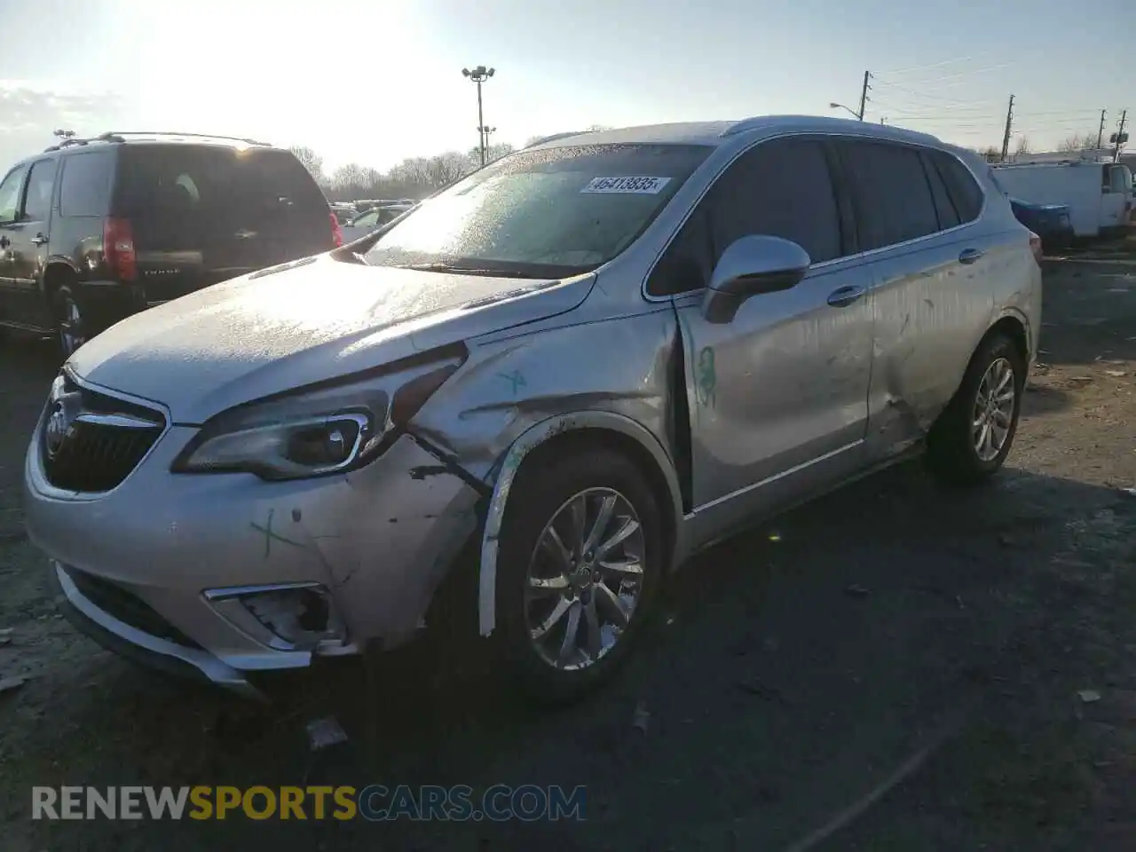 1 Photograph of a damaged car LRBFXCSA4KD002714 BUICK ENVISION 2019