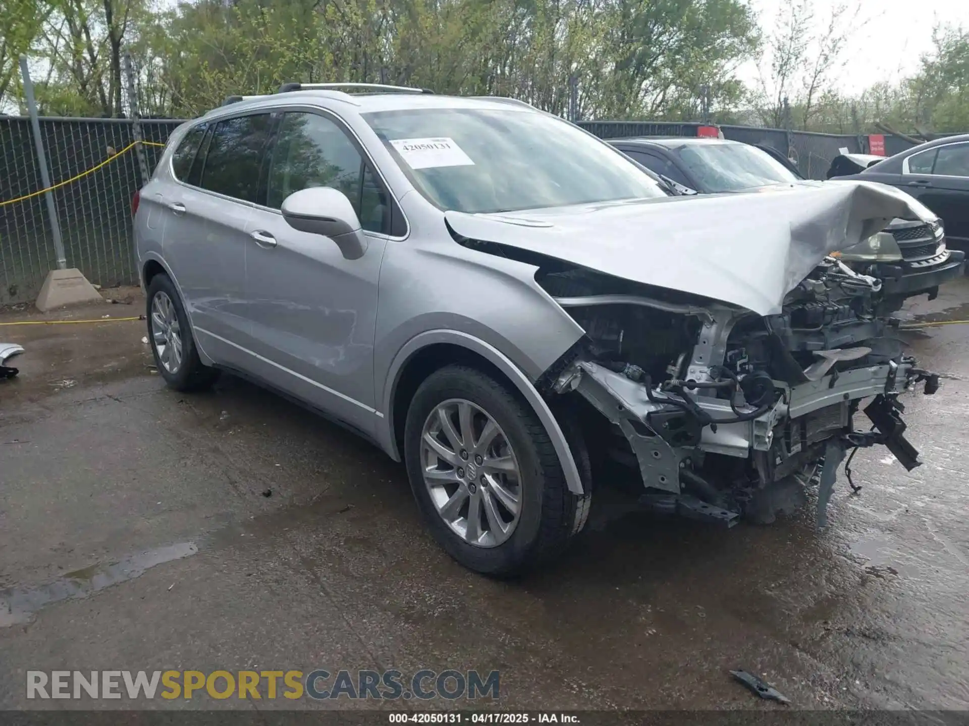 1 Photograph of a damaged car LRBFXCSA4KD072570 BUICK ENVISION 2019