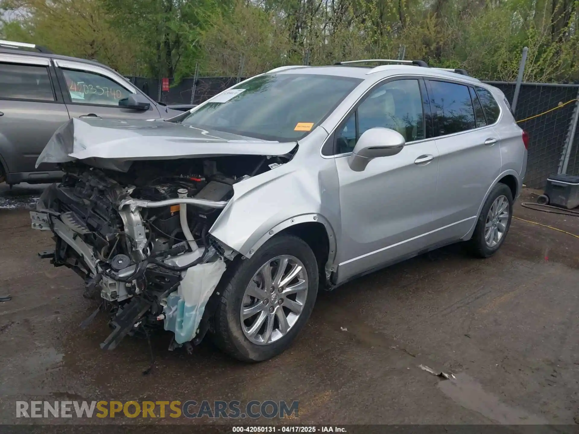 2 Photograph of a damaged car LRBFXCSA4KD072570 BUICK ENVISION 2019