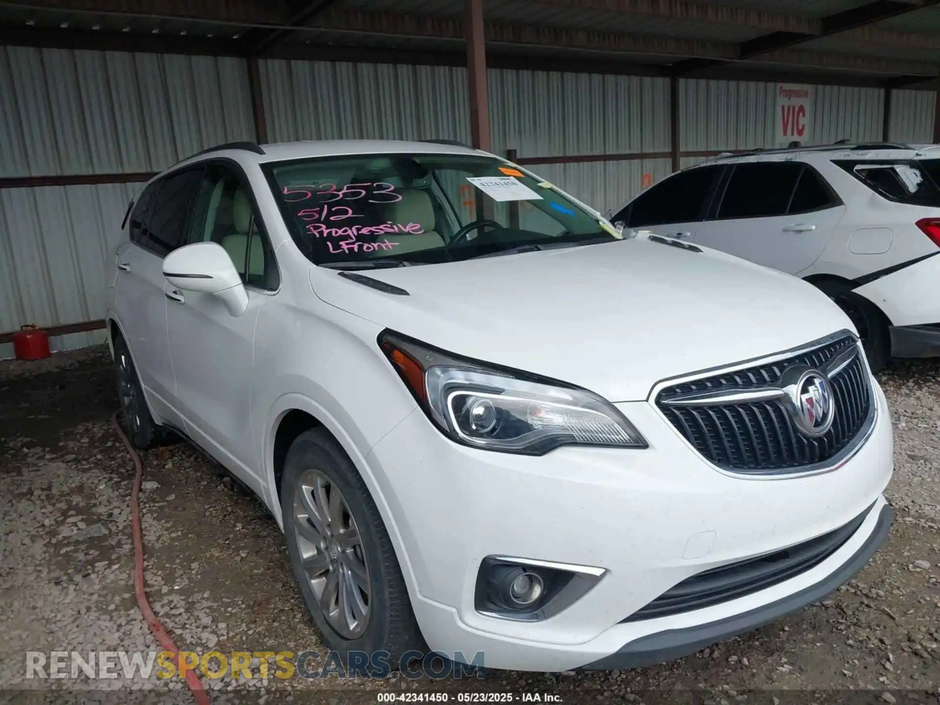 1 Photograph of a damaged car LRBFXCSA6KD128461 BUICK ENVISION 2019