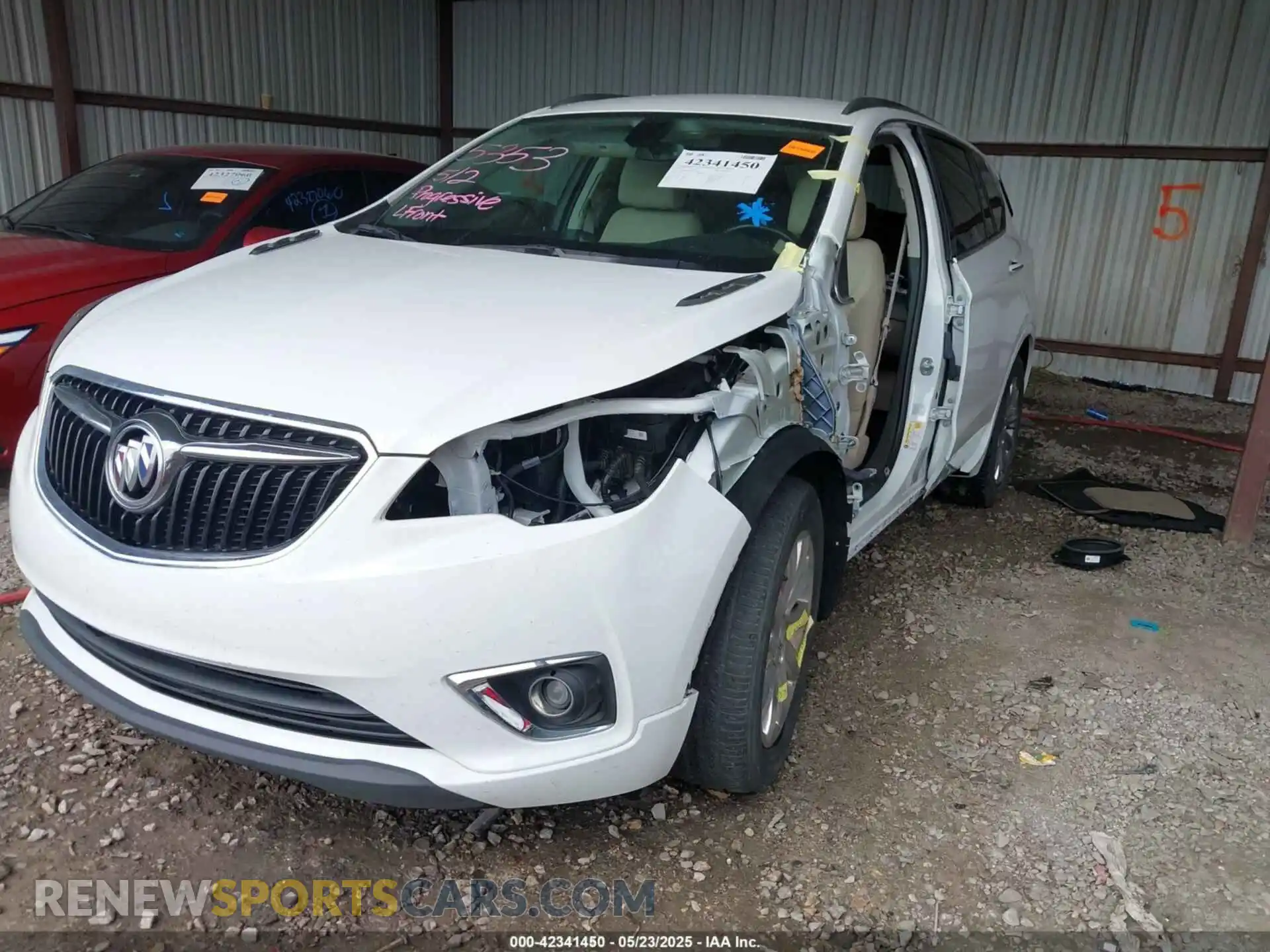 2 Photograph of a damaged car LRBFXCSA6KD128461 BUICK ENVISION 2019