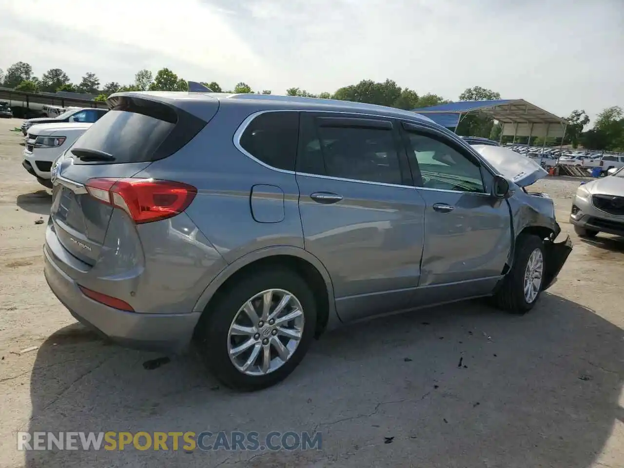 3 Фотография поврежденного автомобиля LRBFXCSA8KD012419 BUICK ENVISION 2019