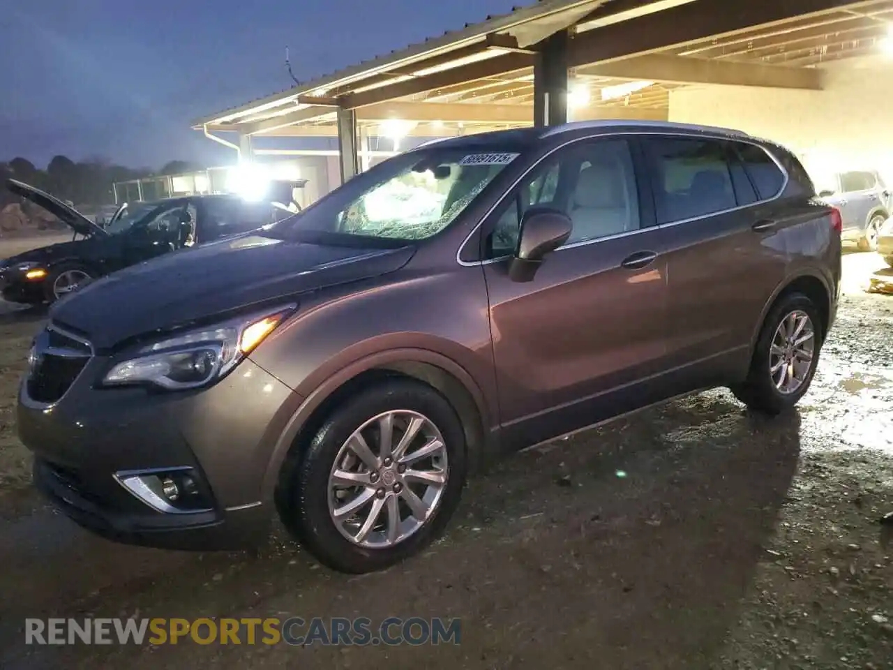 1 Photograph of a damaged car LRBFXCSAXKD043557 BUICK ENVISION 2019