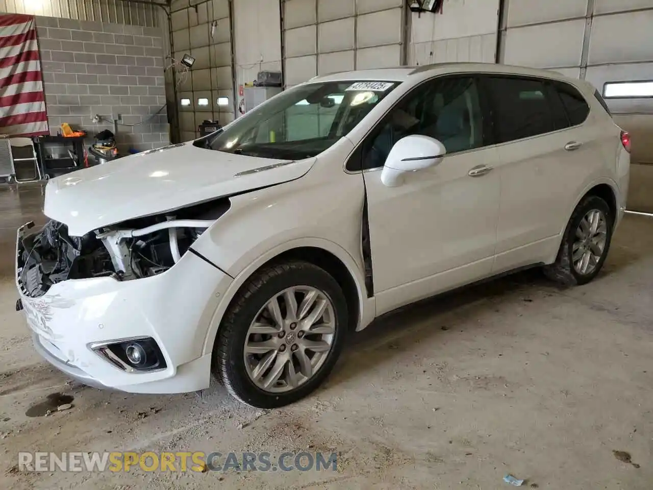 1 Photograph of a damaged car LRBFX4SX3LD066612 BUICK ENVISION 2020