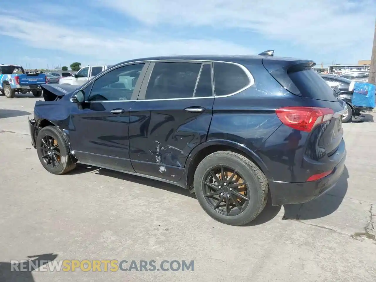 2 Фотография поврежденного автомобиля LRBFXBSA0LD020025 BUICK ENVISION 2020