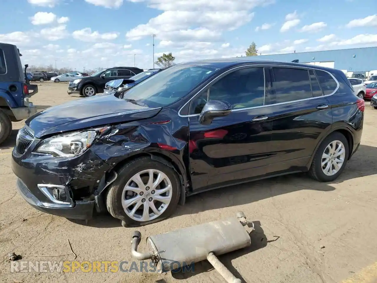 1 Photograph of a damaged car LRBFXBSA3LD020052 BUICK ENVISION 2020
