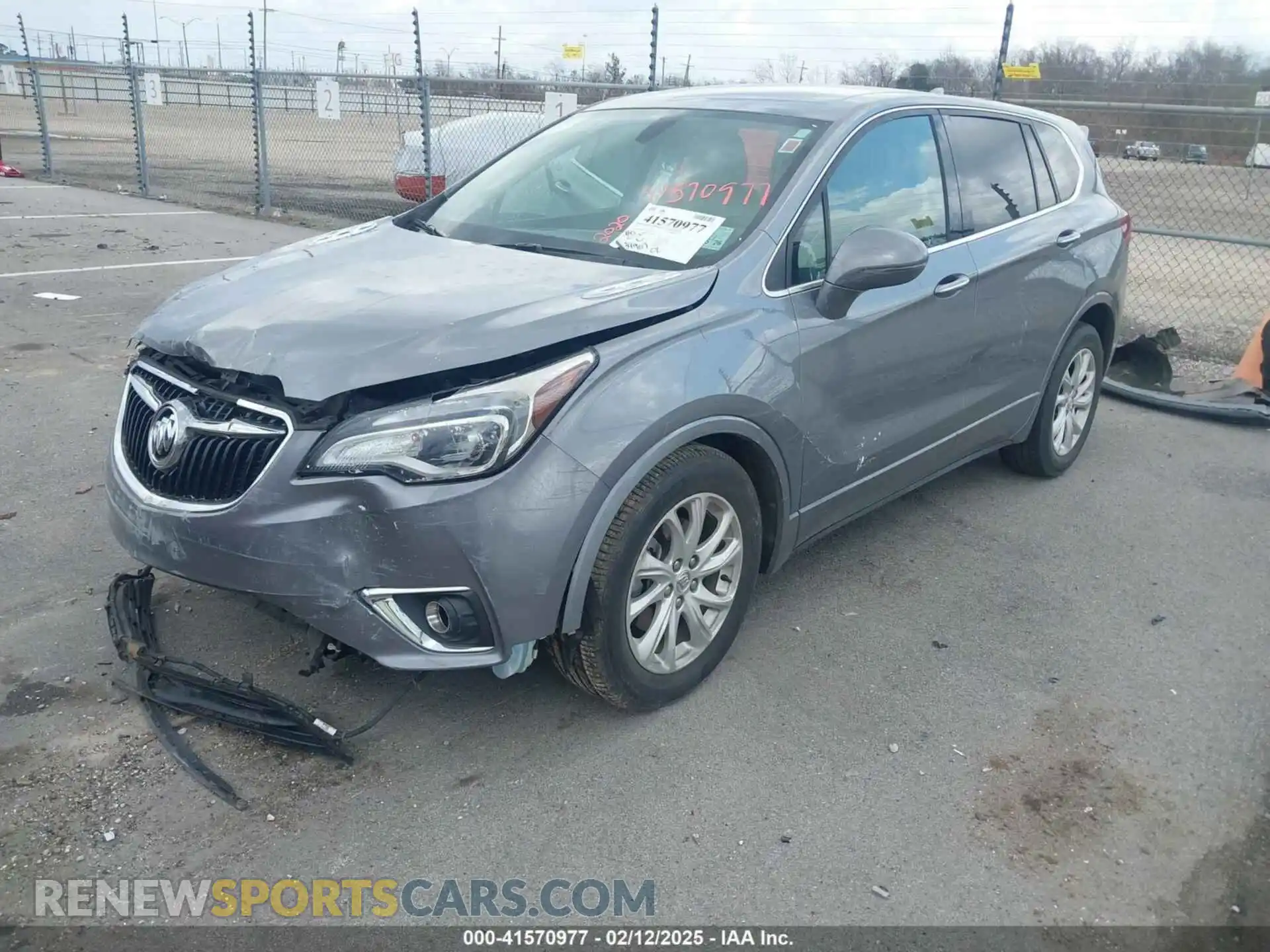 2 Фотография поврежденного автомобиля LRBFXBSA4LD085332 BUICK ENVISION 2020