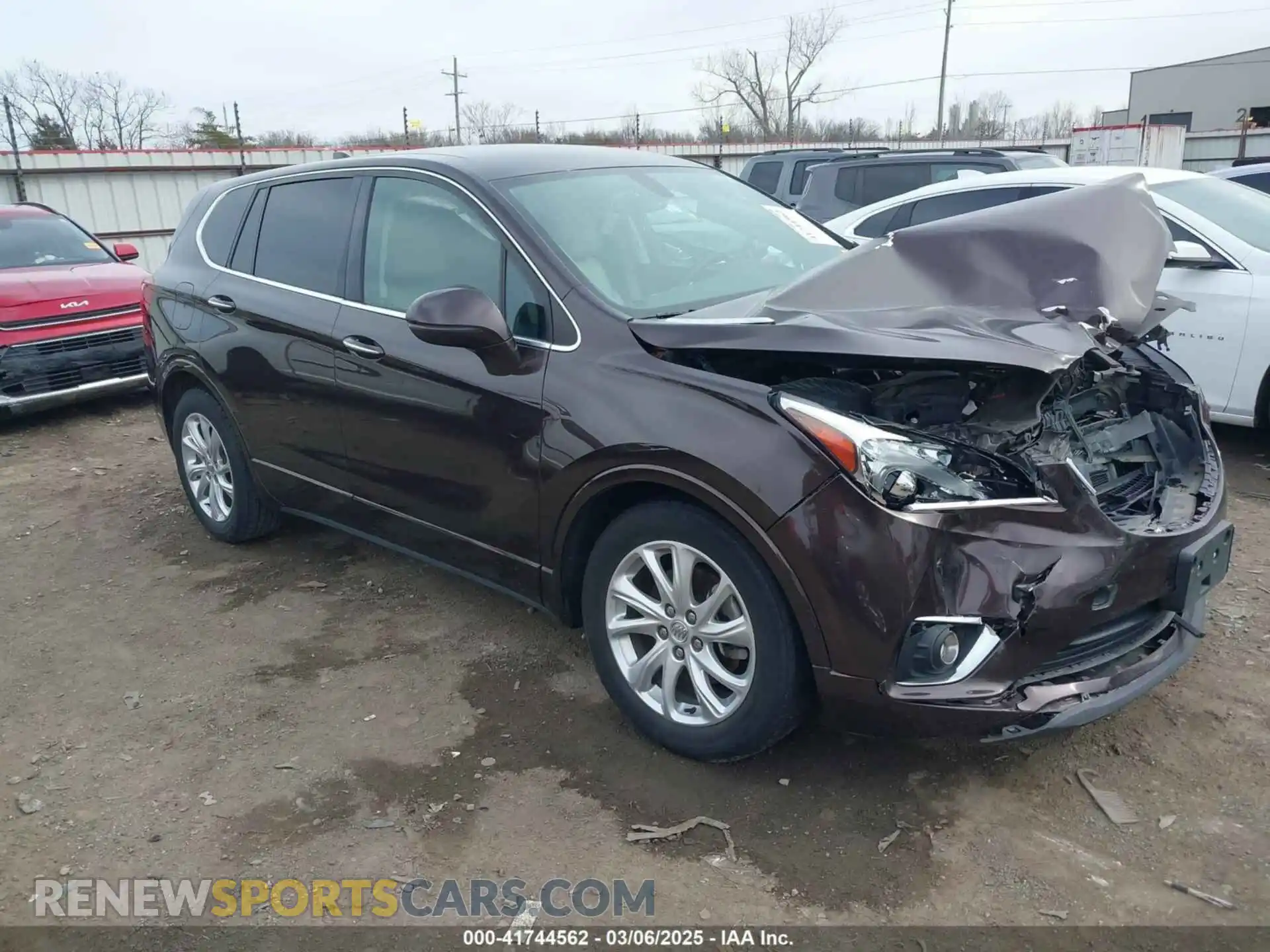 1 Photograph of a damaged car LRBFXBSA7LD157480 BUICK ENVISION 2020