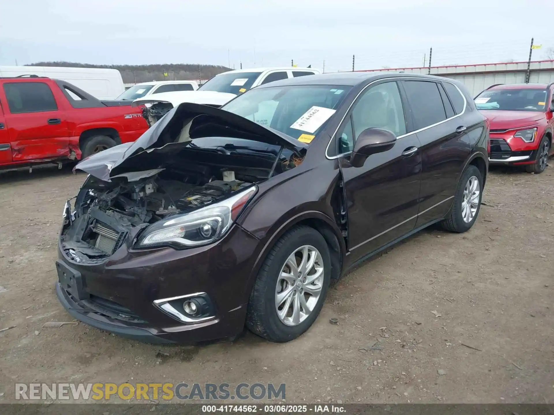 2 Photograph of a damaged car LRBFXBSA7LD157480 BUICK ENVISION 2020