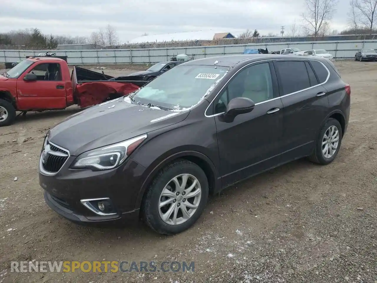 1 Photograph of a damaged car LRBFXBSA8LD015686 BUICK ENVISION 2020