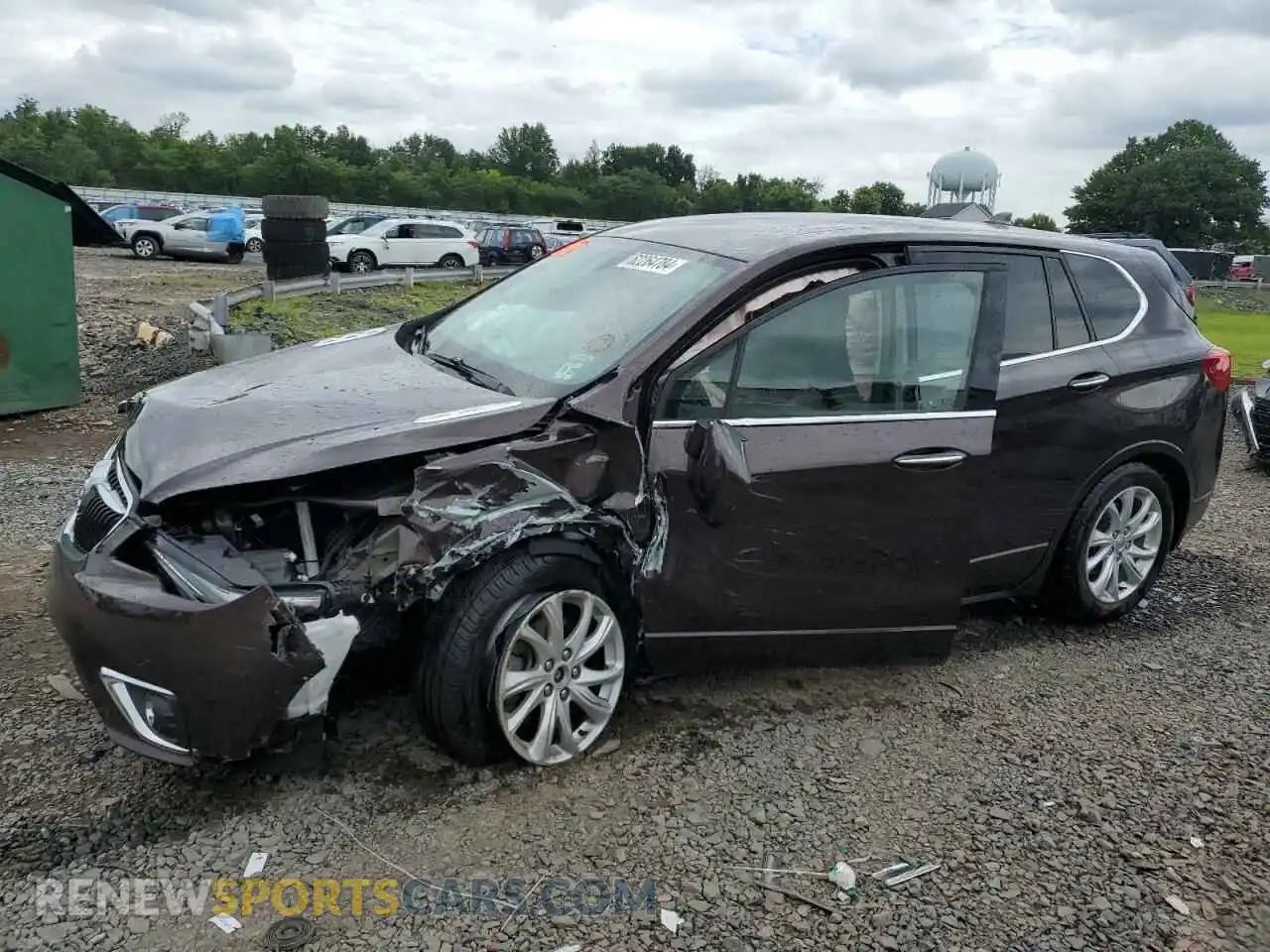1 Photograph of a damaged car LRBFXBSA8LD163661 BUICK ENVISION 2020