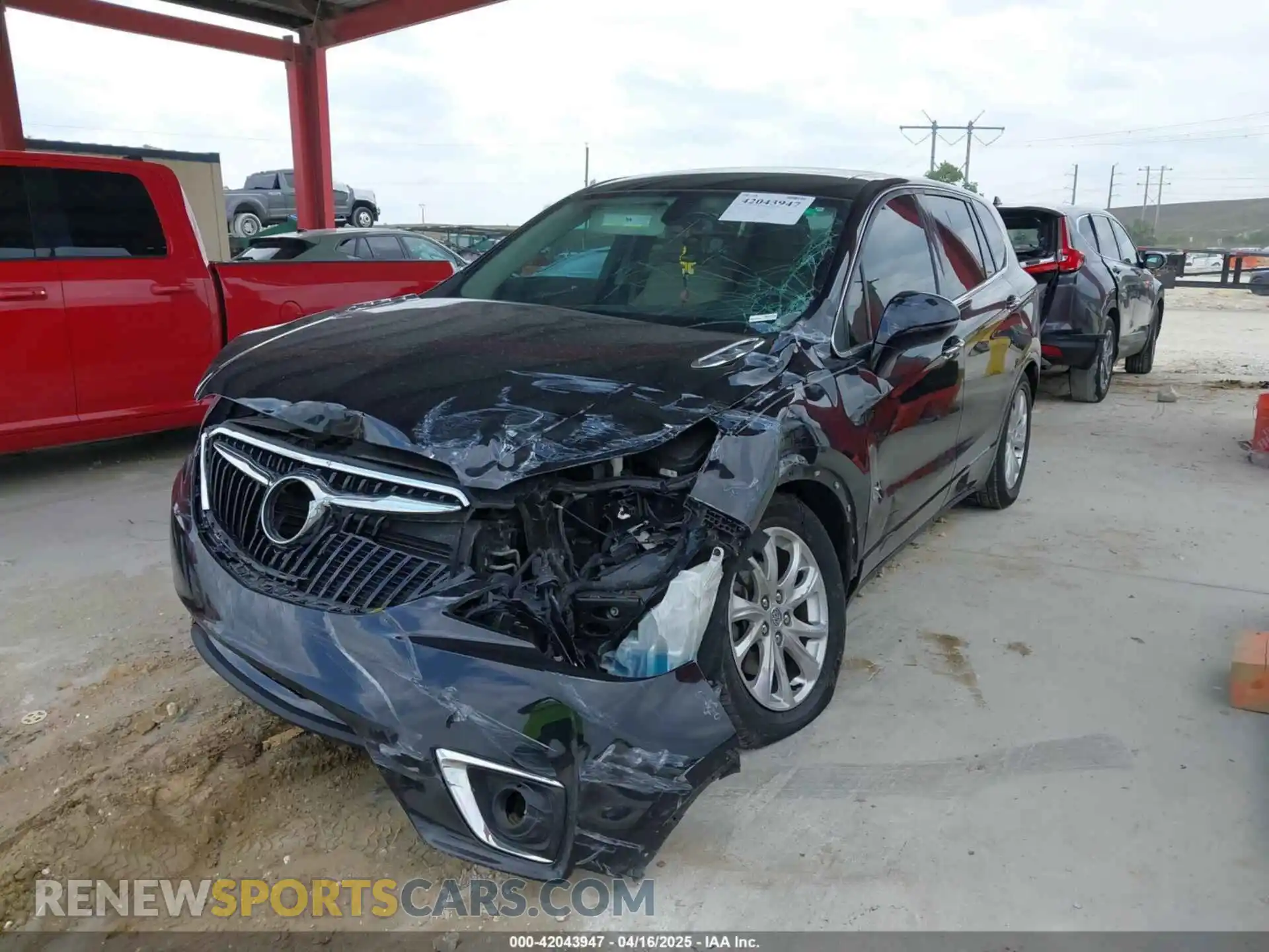 2 Photograph of a damaged car LRBFXBSAXLD137742 BUICK ENVISION 2020