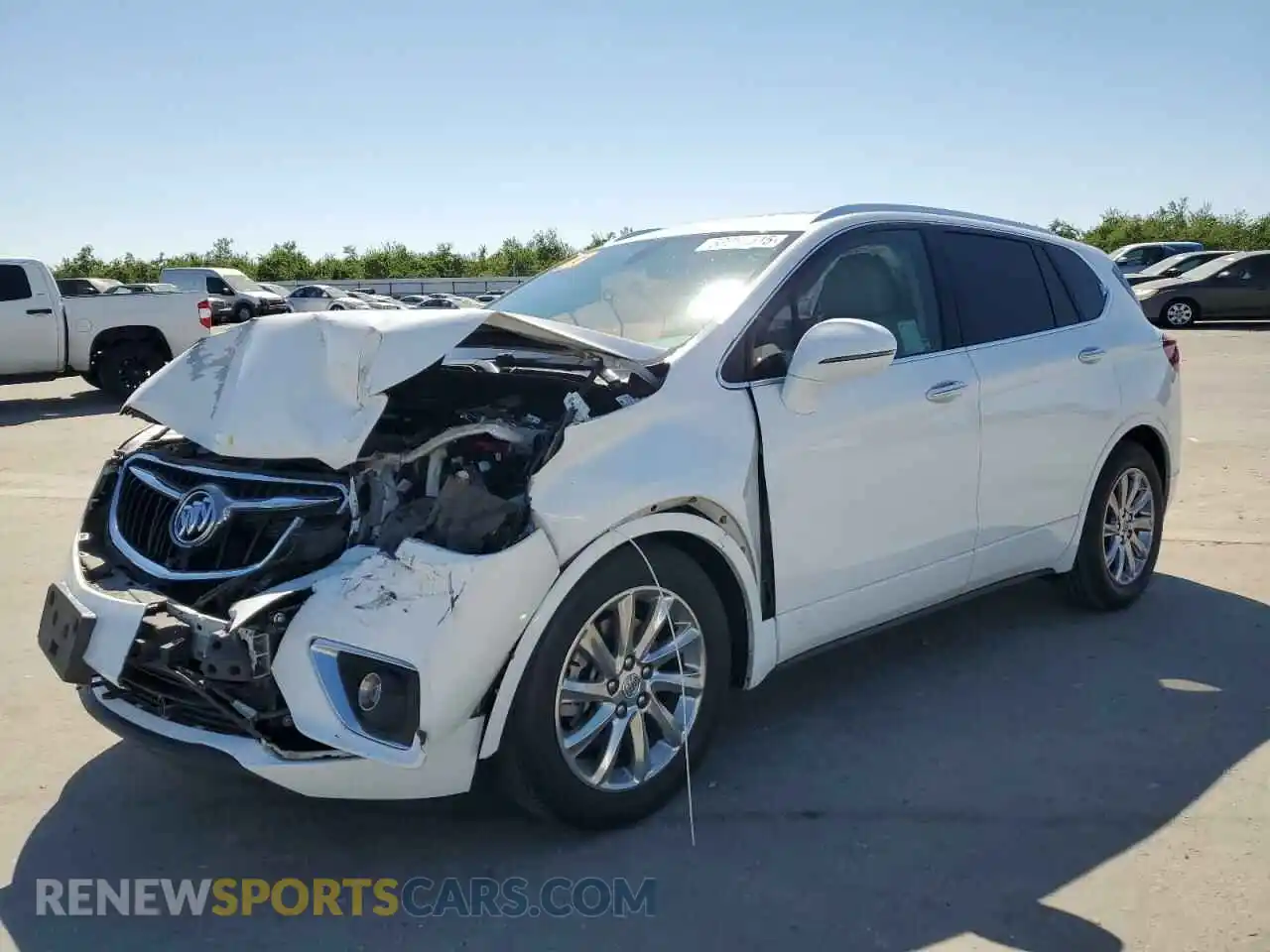 1 Photograph of a damaged car LRBFXCSA3LD035625 BUICK ENVISION 2020