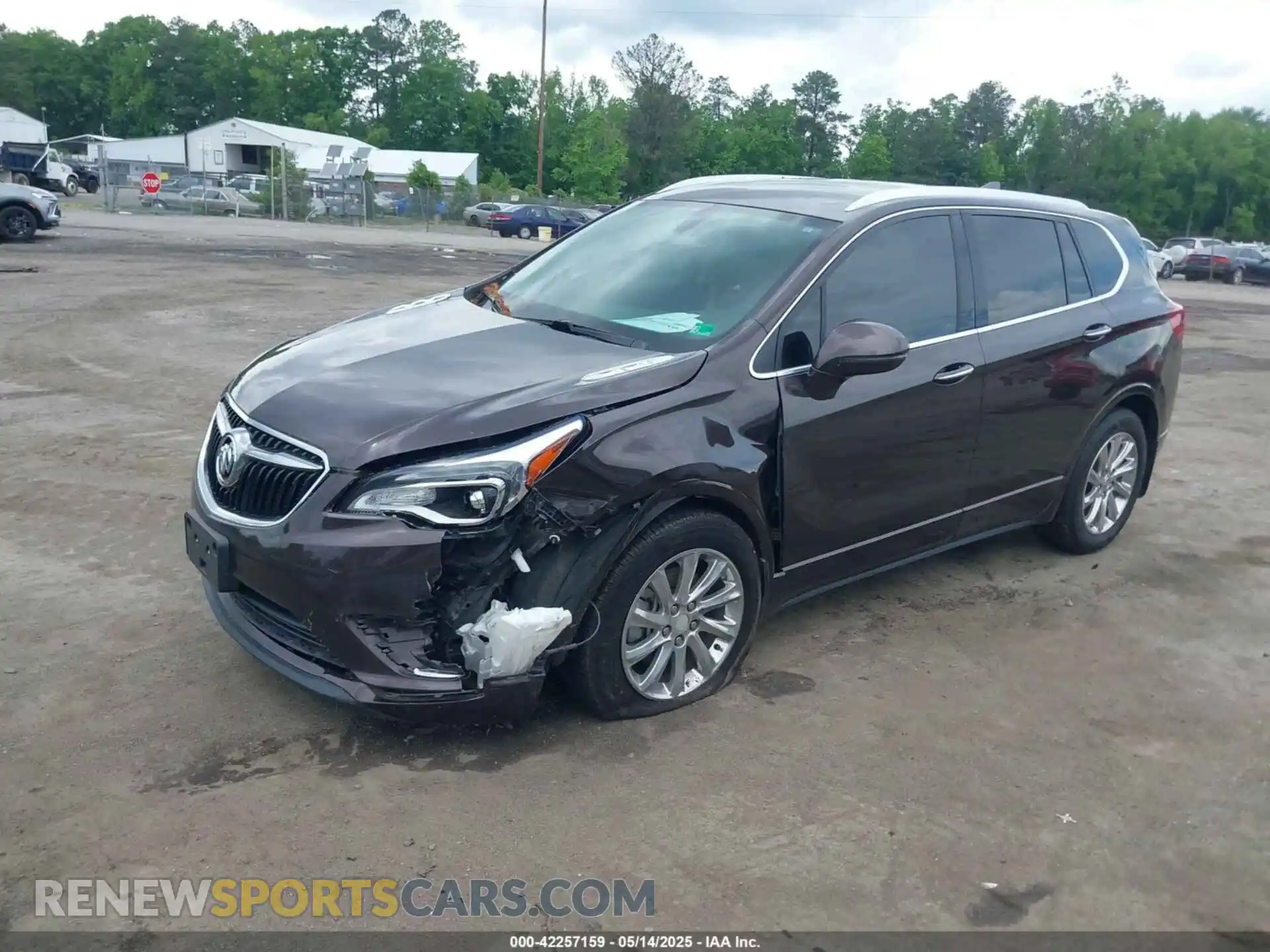2 Фотография поврежденного автомобиля LRBFXCSA6LD032055 BUICK ENVISION 2020