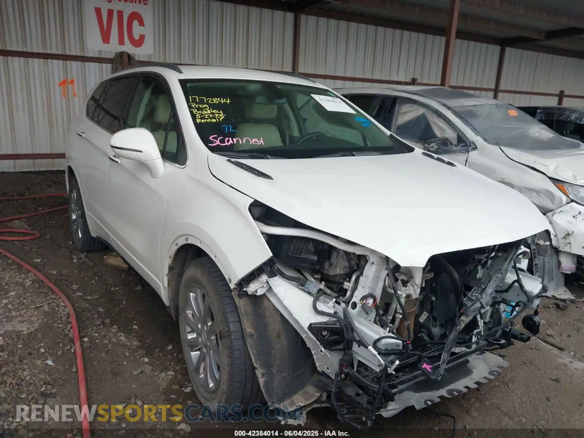 1 Photograph of a damaged car LRBFXCSA8LD016519 BUICK ENVISION 2020