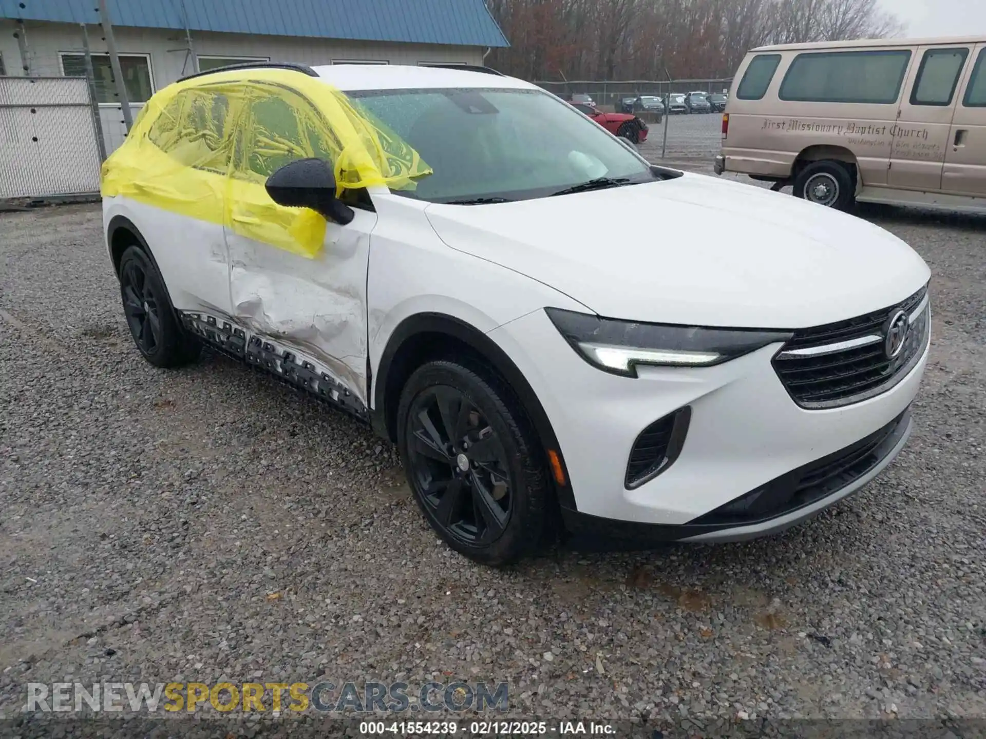 1 Photograph of a damaged car LRBAZLR40MD087820 BUICK ENVISION 2021