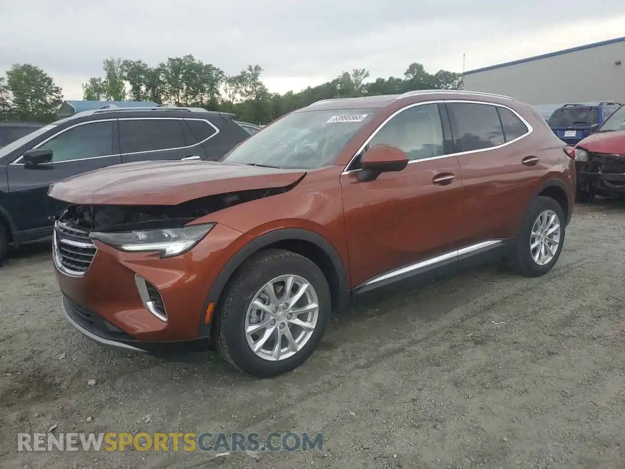 1 Photograph of a damaged car LRBAZLR41MD105564 BUICK ENVISION 2021