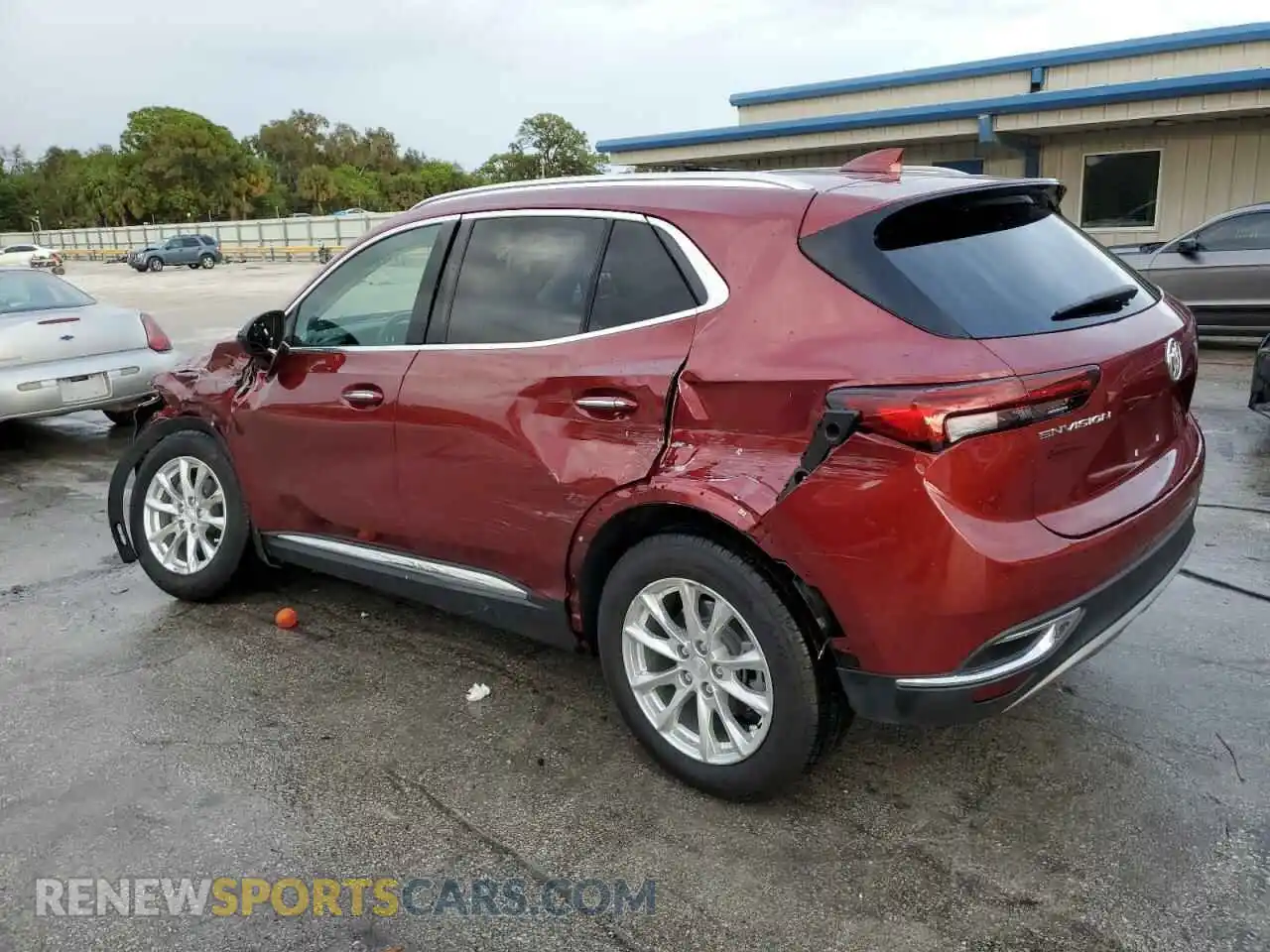 2 Фотография поврежденного автомобиля LRBAZLR41MD176442 BUICK ENVISION 2021