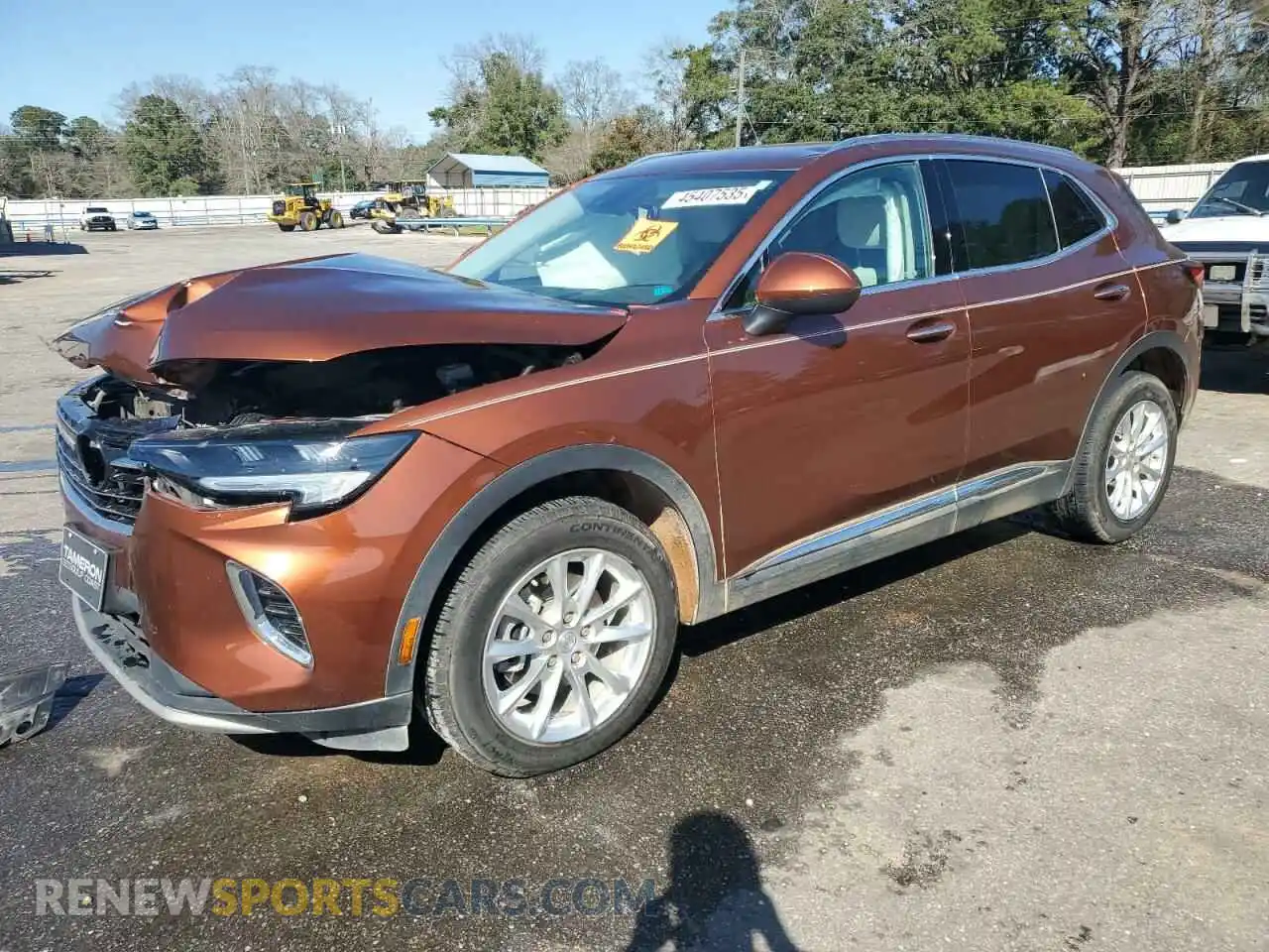 1 Photograph of a damaged car LRBAZLR41MD183651 BUICK ENVISION 2021