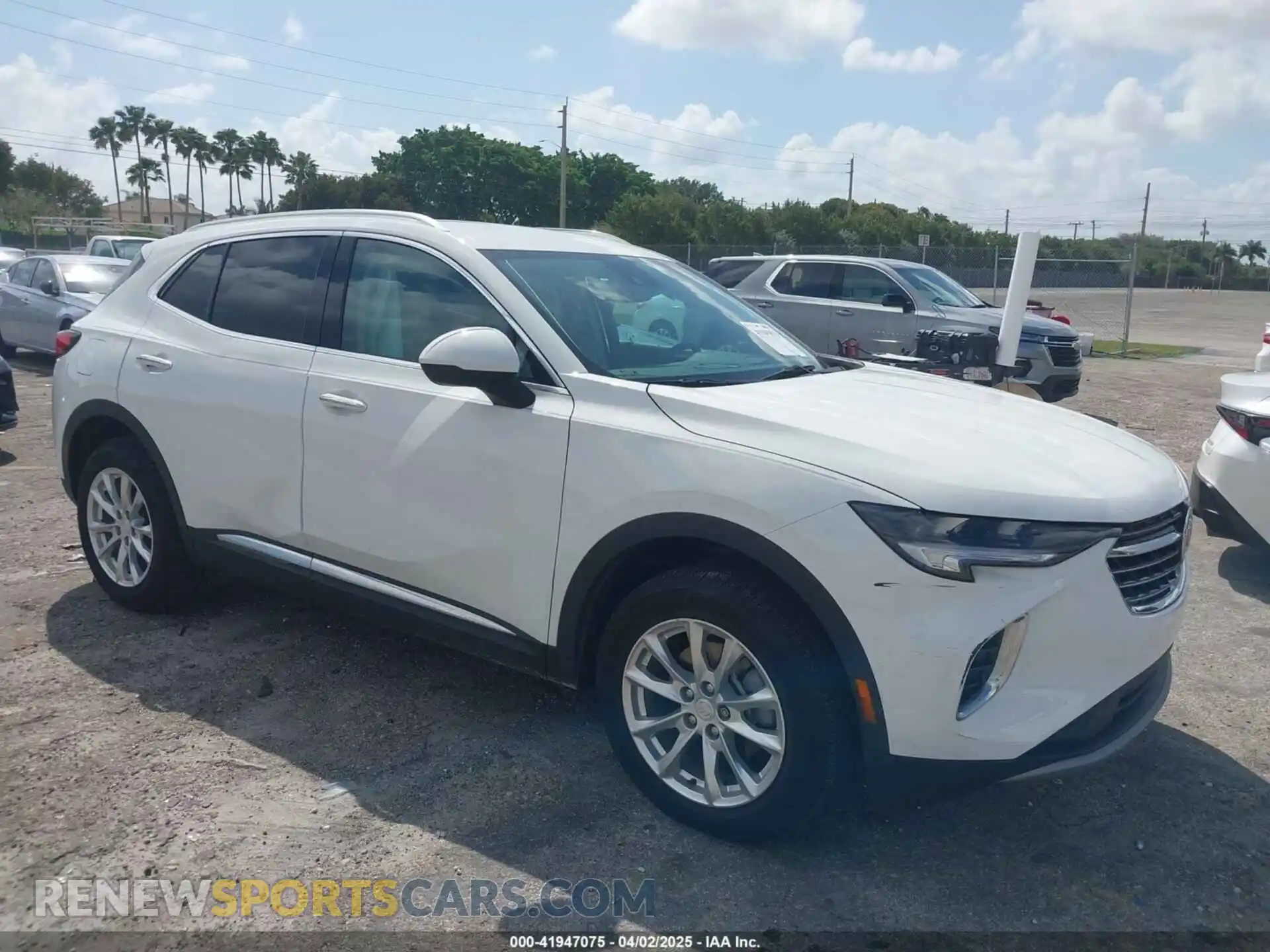 1 Photograph of a damaged car LRBAZLR44MD073242 BUICK ENVISION 2021