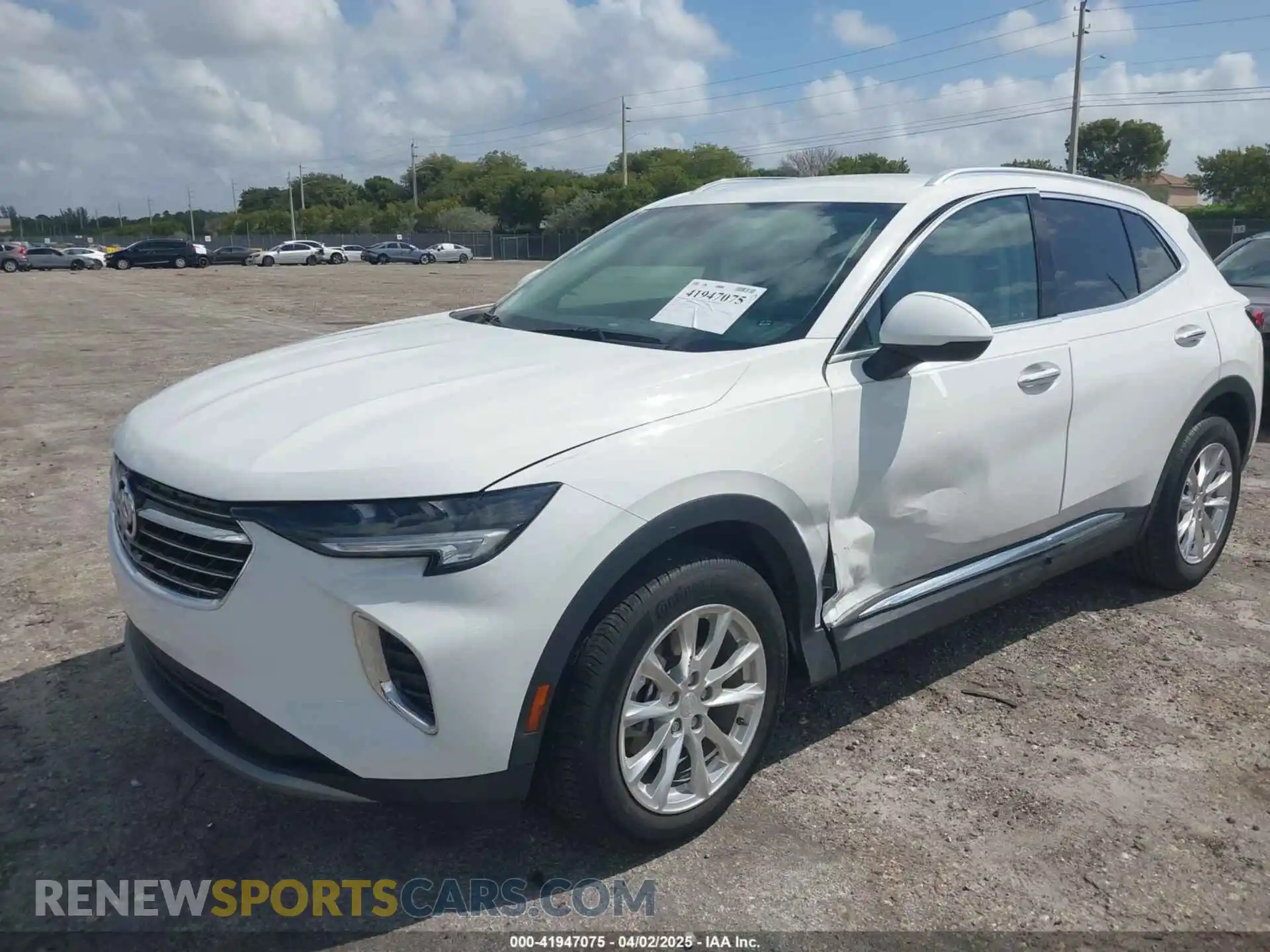 2 Photograph of a damaged car LRBAZLR44MD073242 BUICK ENVISION 2021