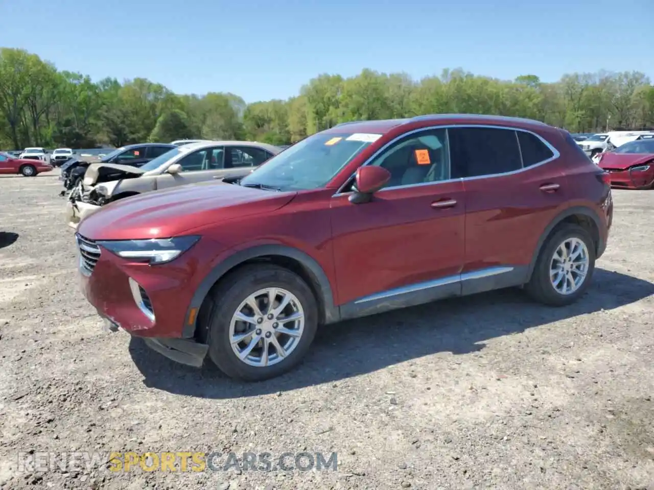 1 Photograph of a damaged car LRBAZLR44MD163572 BUICK ENVISION 2021