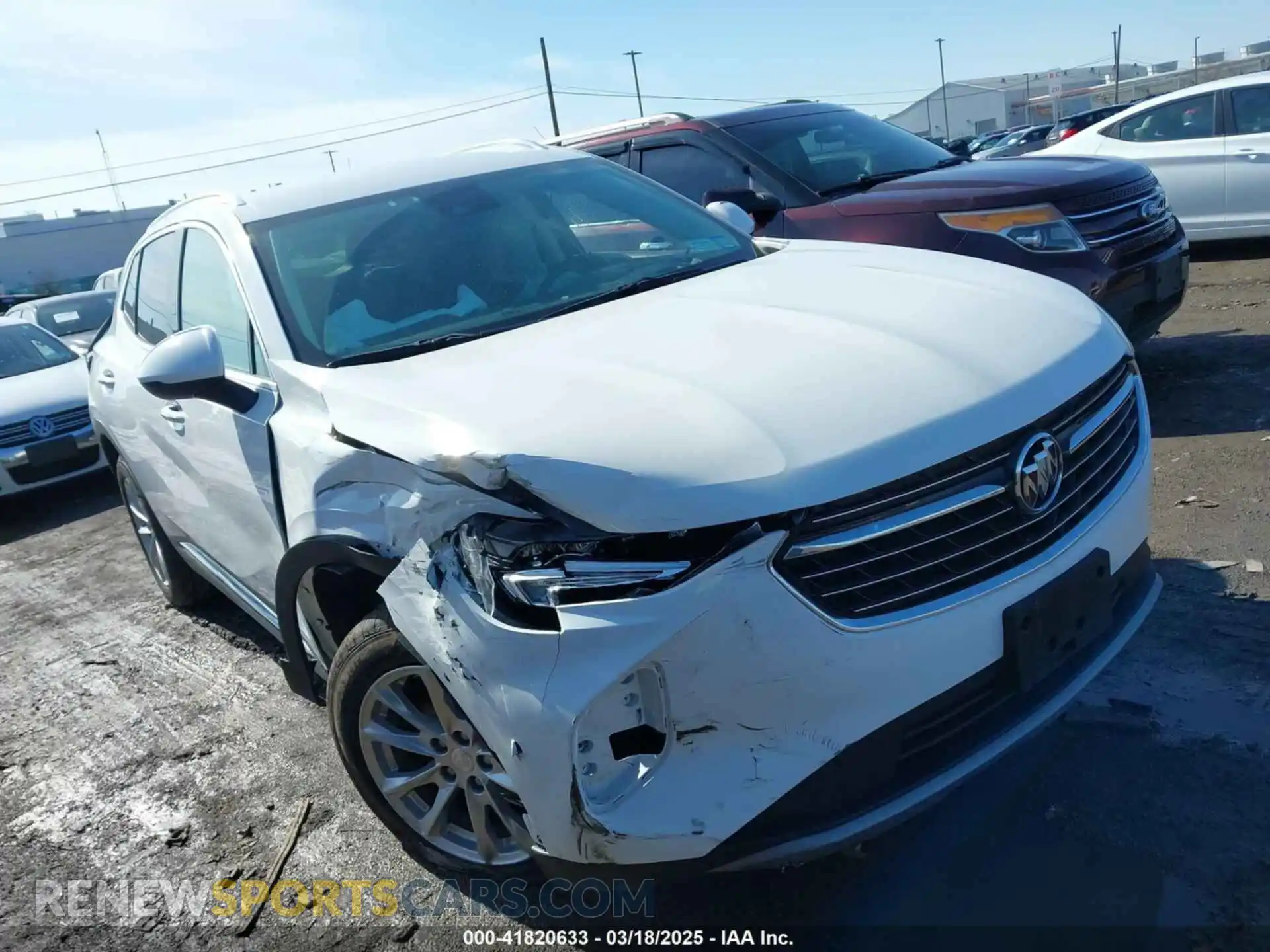 1 Photograph of a damaged car LRBAZLR45MD041450 BUICK ENVISION 2021