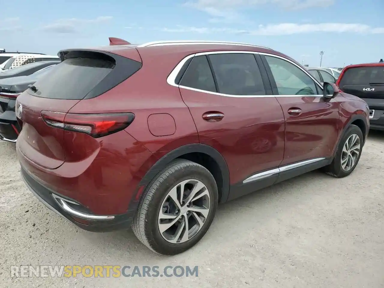 3 Photograph of a damaged car LRBFZNR40MD103919 BUICK ENVISION 2021