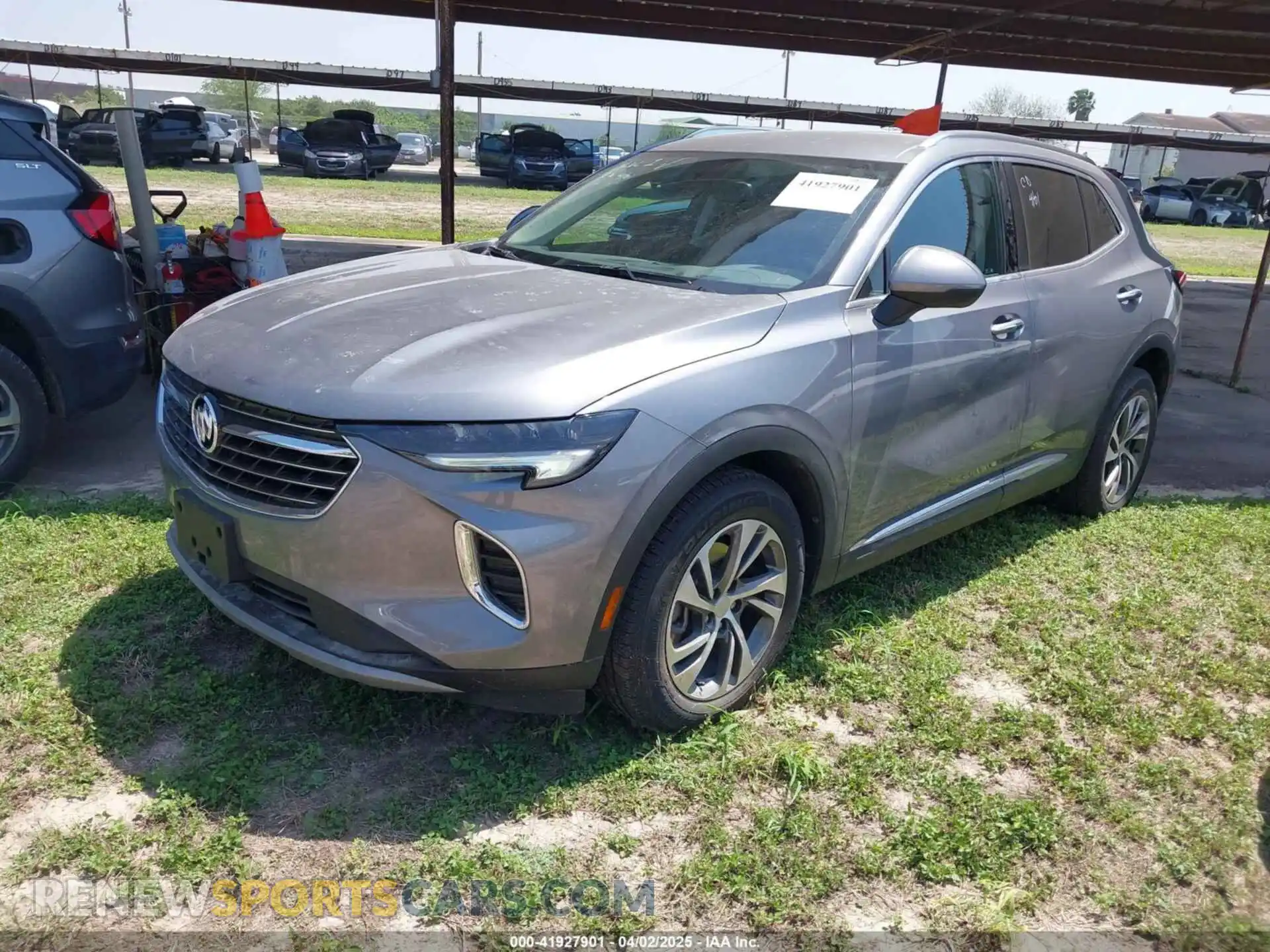 2 Photograph of a damaged car LRBFZNR41MD056500 BUICK ENVISION 2021