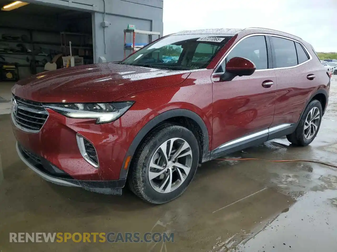 1 Photograph of a damaged car LRBFZNR46MD066391 BUICK ENVISION 2021