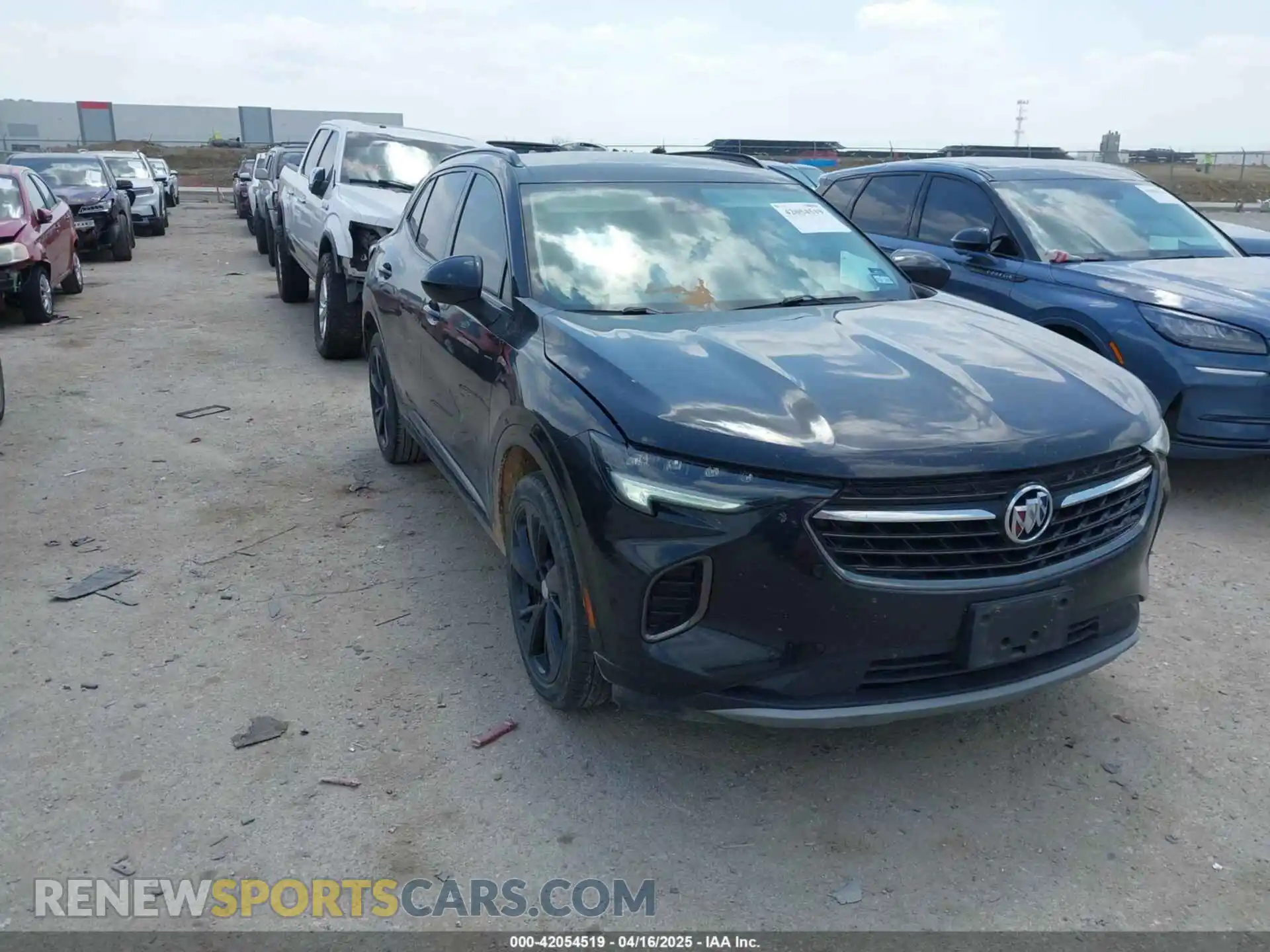 1 fotografías del automóvil dañado LRBFZNR49MD087932 BUICK ENVISION 2021