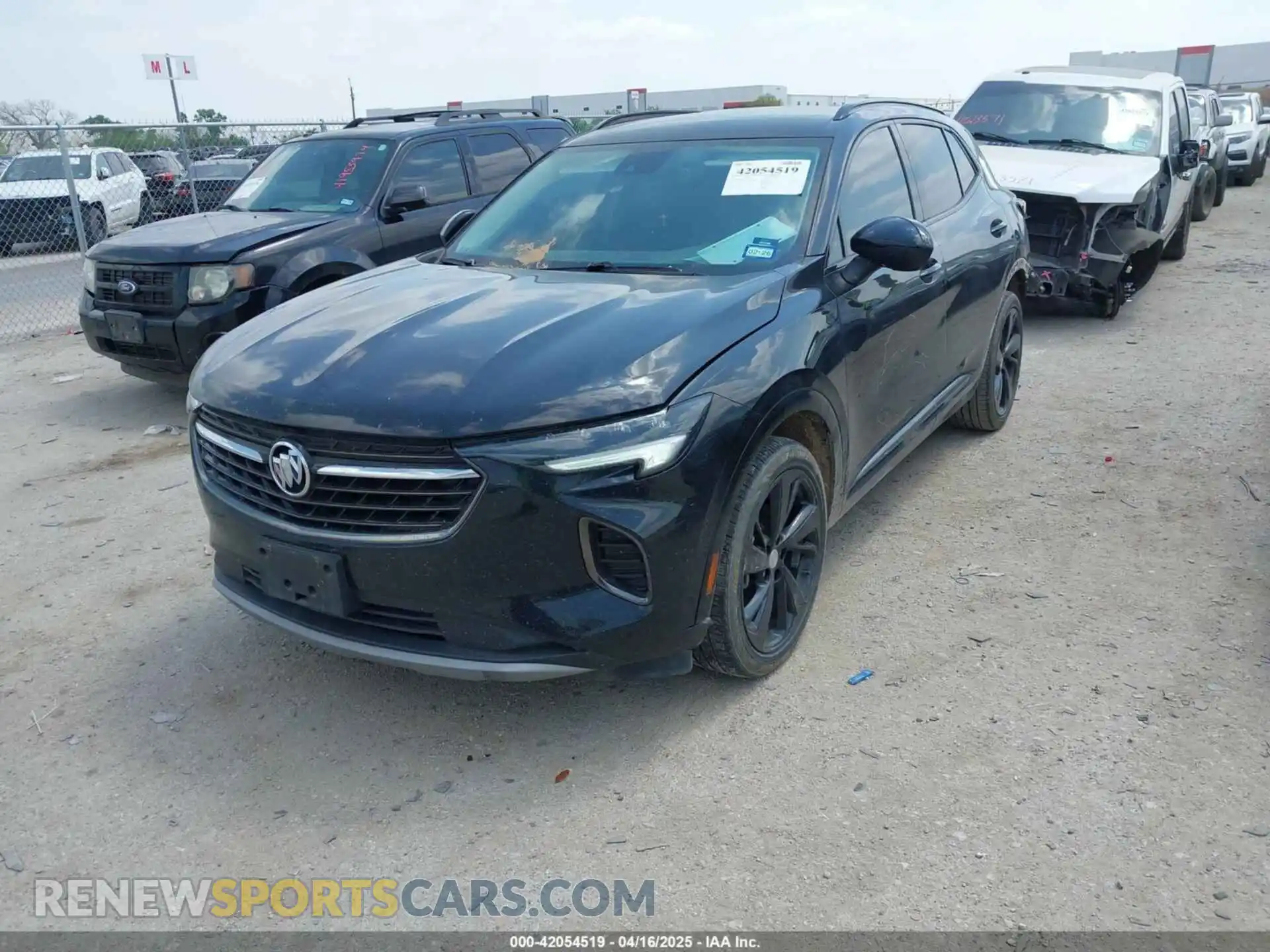 2 fotografías del automóvil dañado LRBFZNR49MD087932 BUICK ENVISION 2021
