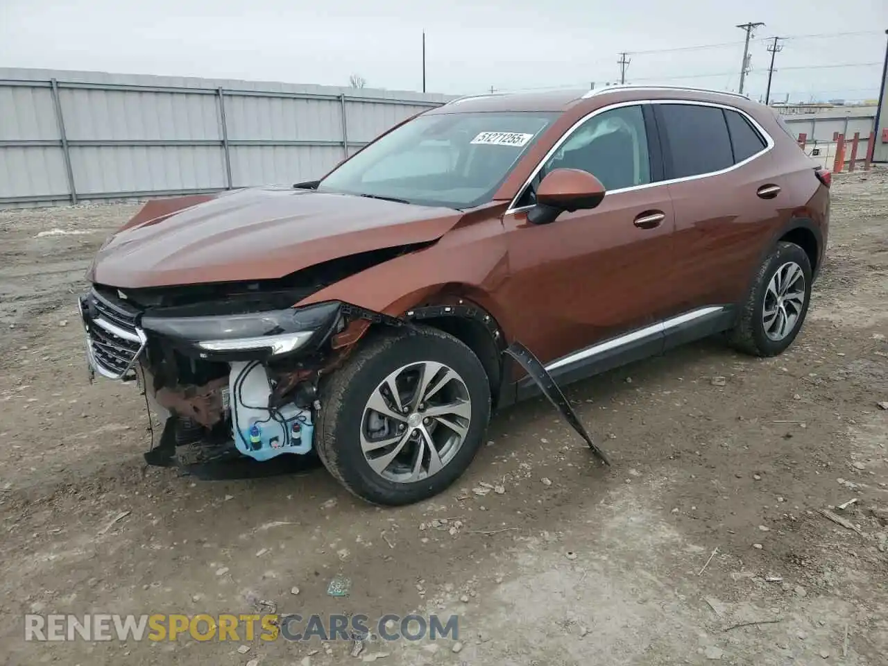 1 Photograph of a damaged car LRBFZPR49MD053551 BUICK ENVISION 2021