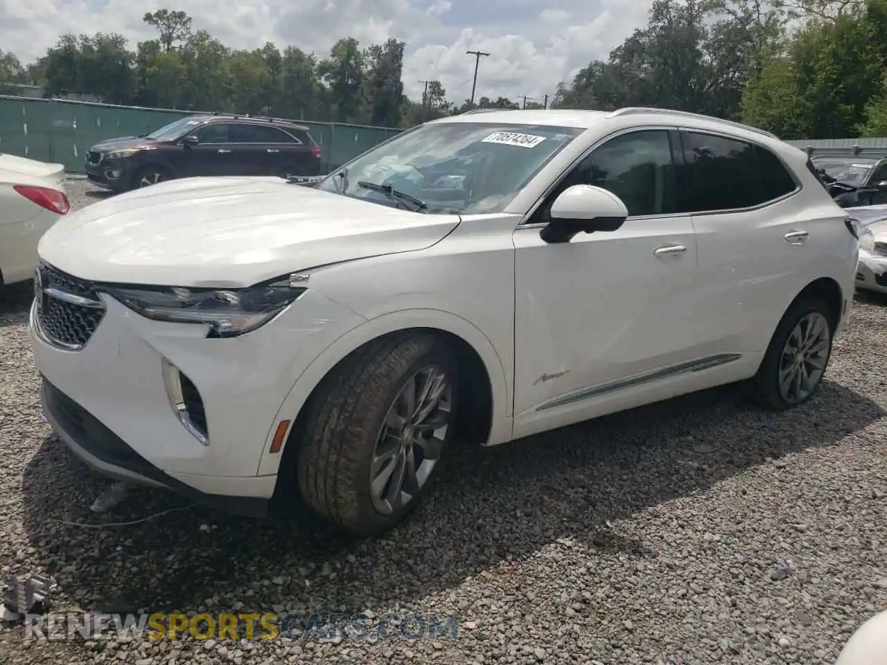 1 Photograph of a damaged car LRBFZRR41MD122678 BUICK ENVISION 2021
