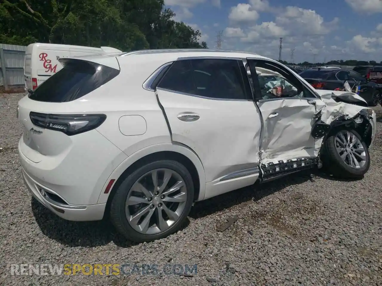 3 Photograph of a damaged car LRBFZRR41MD122678 BUICK ENVISION 2021