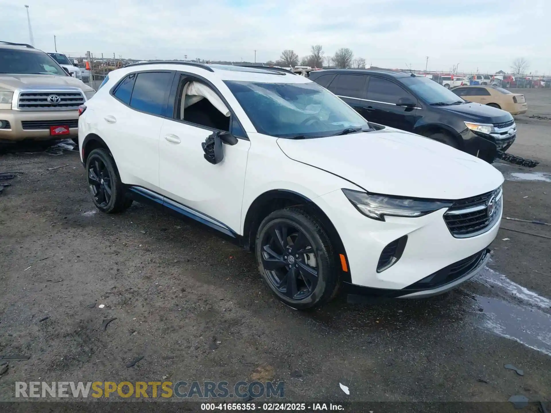 1 fotografías del automóvil dañado LRBAZLR42ND022064 BUICK ENVISION 2022