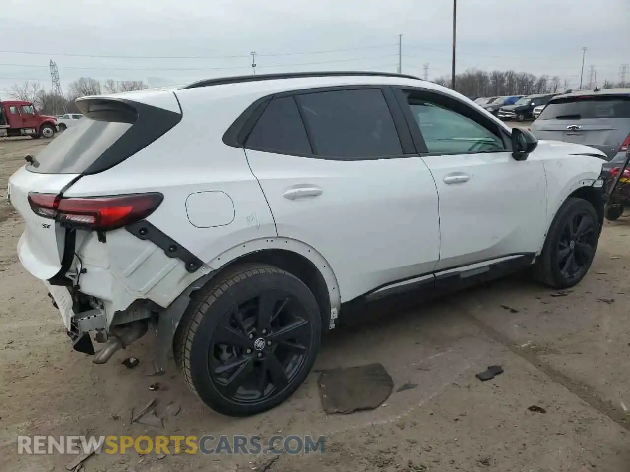 3 fotografías del automóvil dañado LRBAZLR45ND016209 BUICK ENVISION 2022