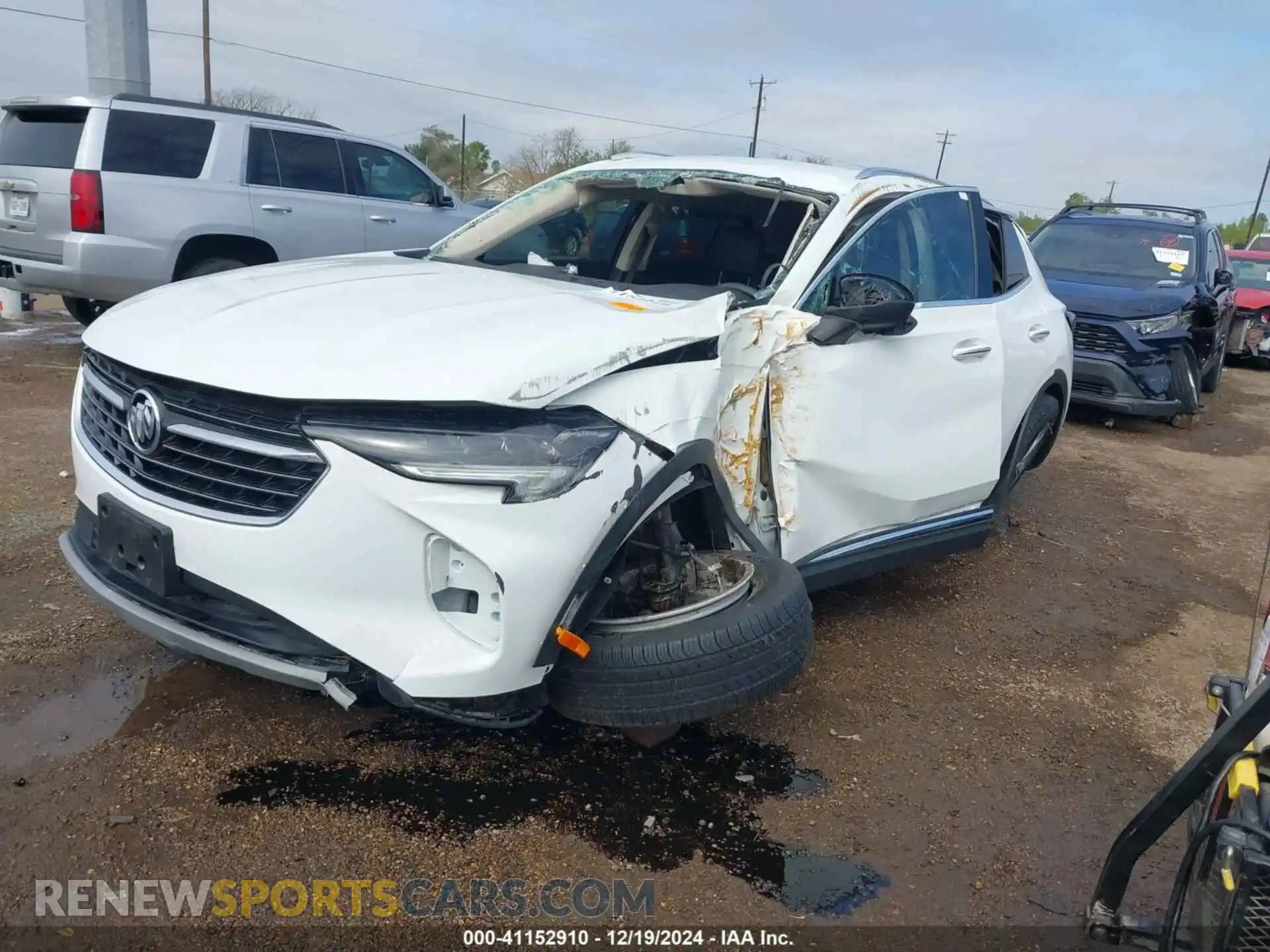 2 Photograph of a damaged car LRBAZLR4XND160760 BUICK ENVISION 2022