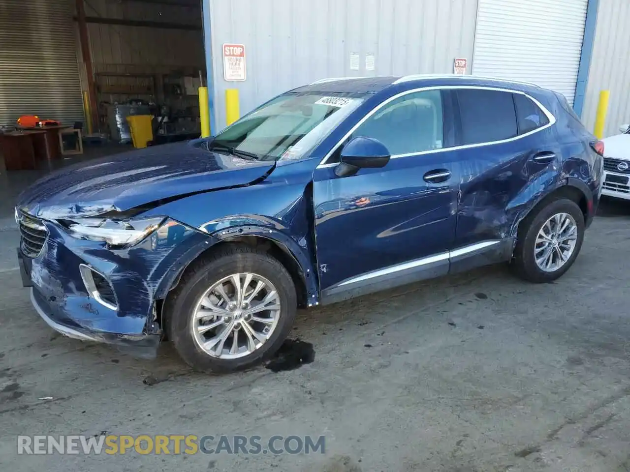 1 Photograph of a damaged car LRBFZMR46ND028588 BUICK ENVISION 2022