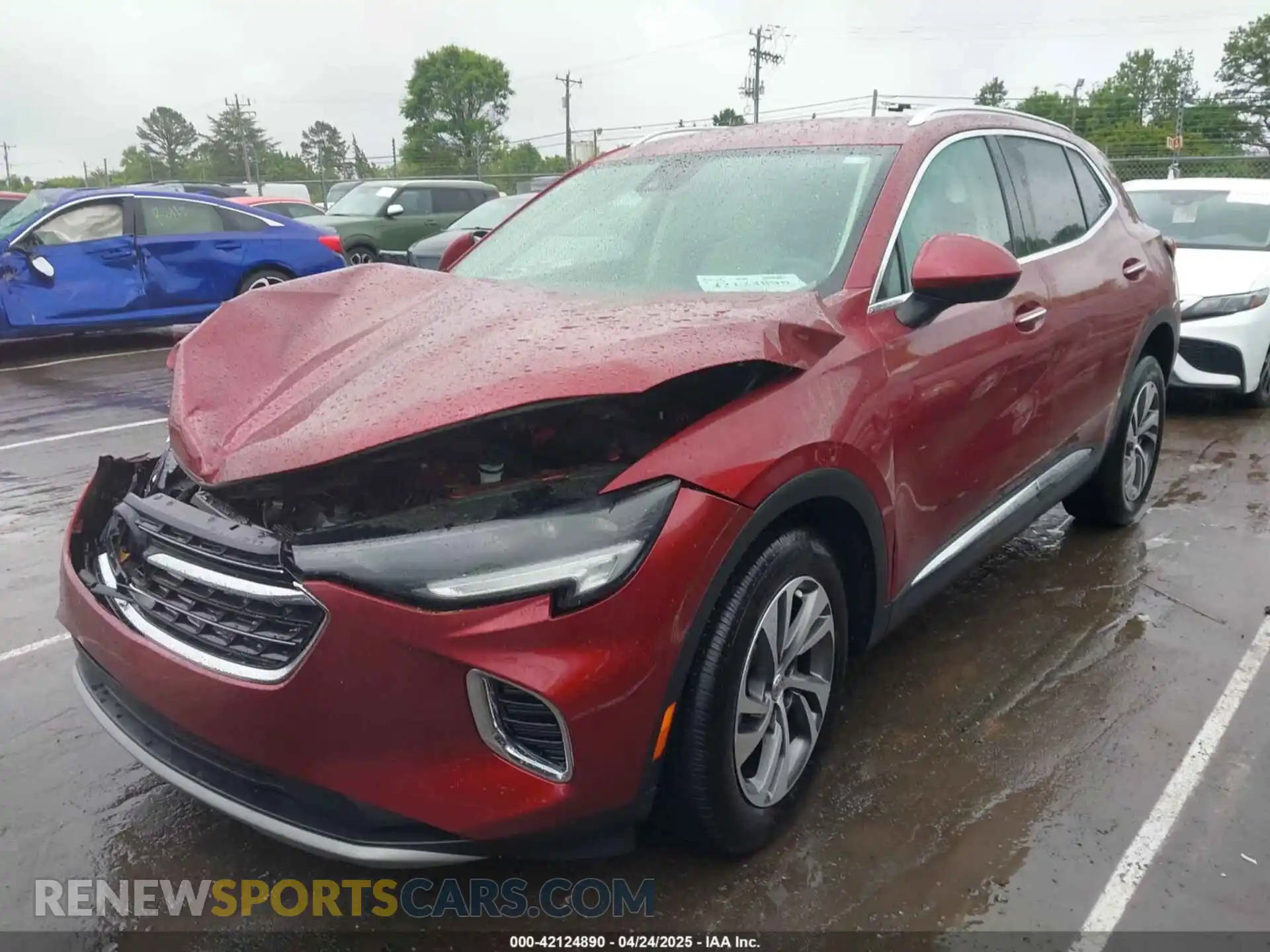 2 Photograph of a damaged car LRBFZNR40ND136355 BUICK ENVISION 2022