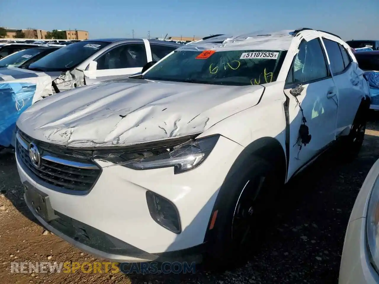 1 Photograph of a damaged car LRBAZLR42PD031320 BUICK ENVISION 2023