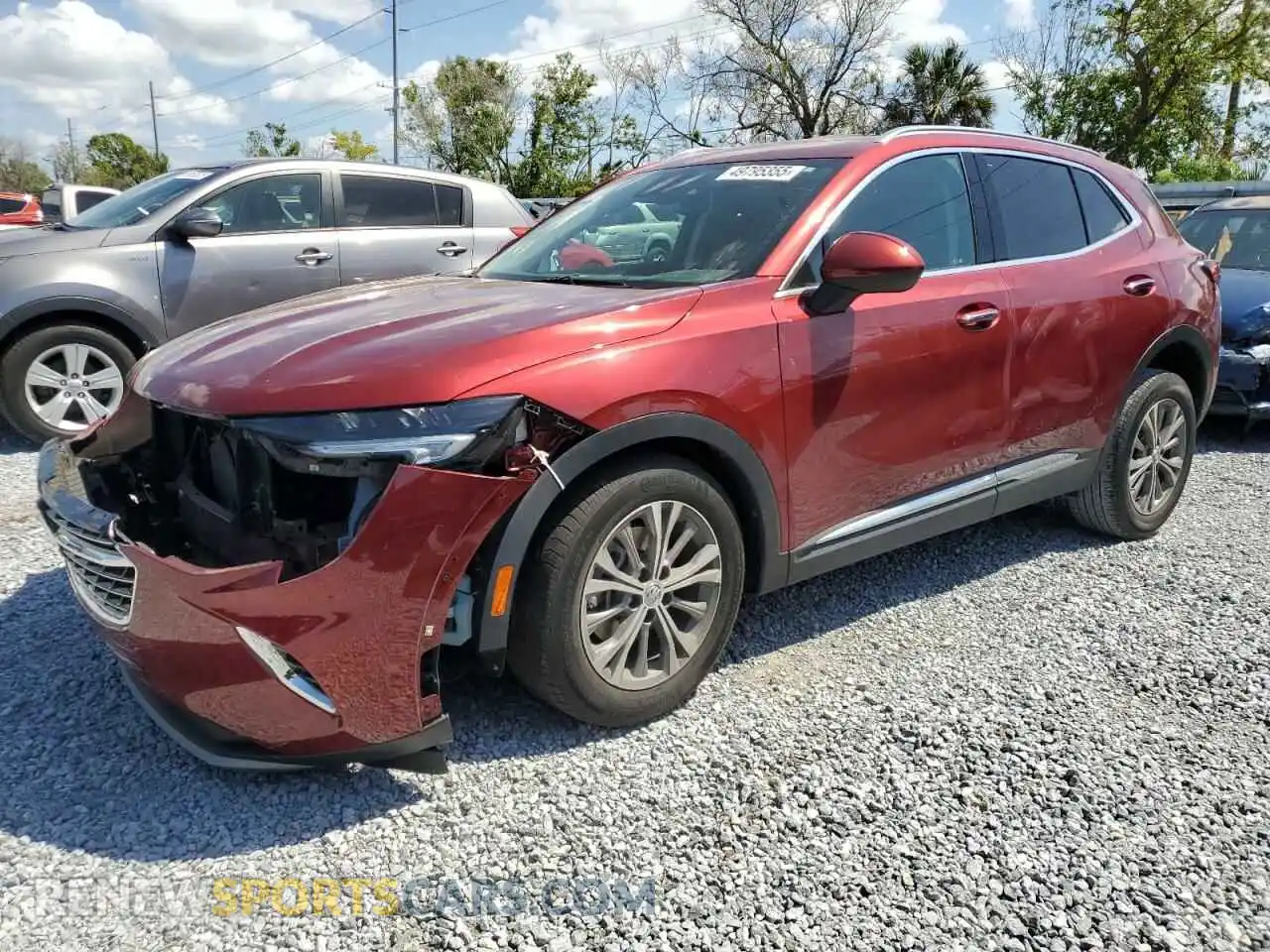 1 Photograph of a damaged car LRBAZLR4XPD019237 BUICK ENVISION 2023