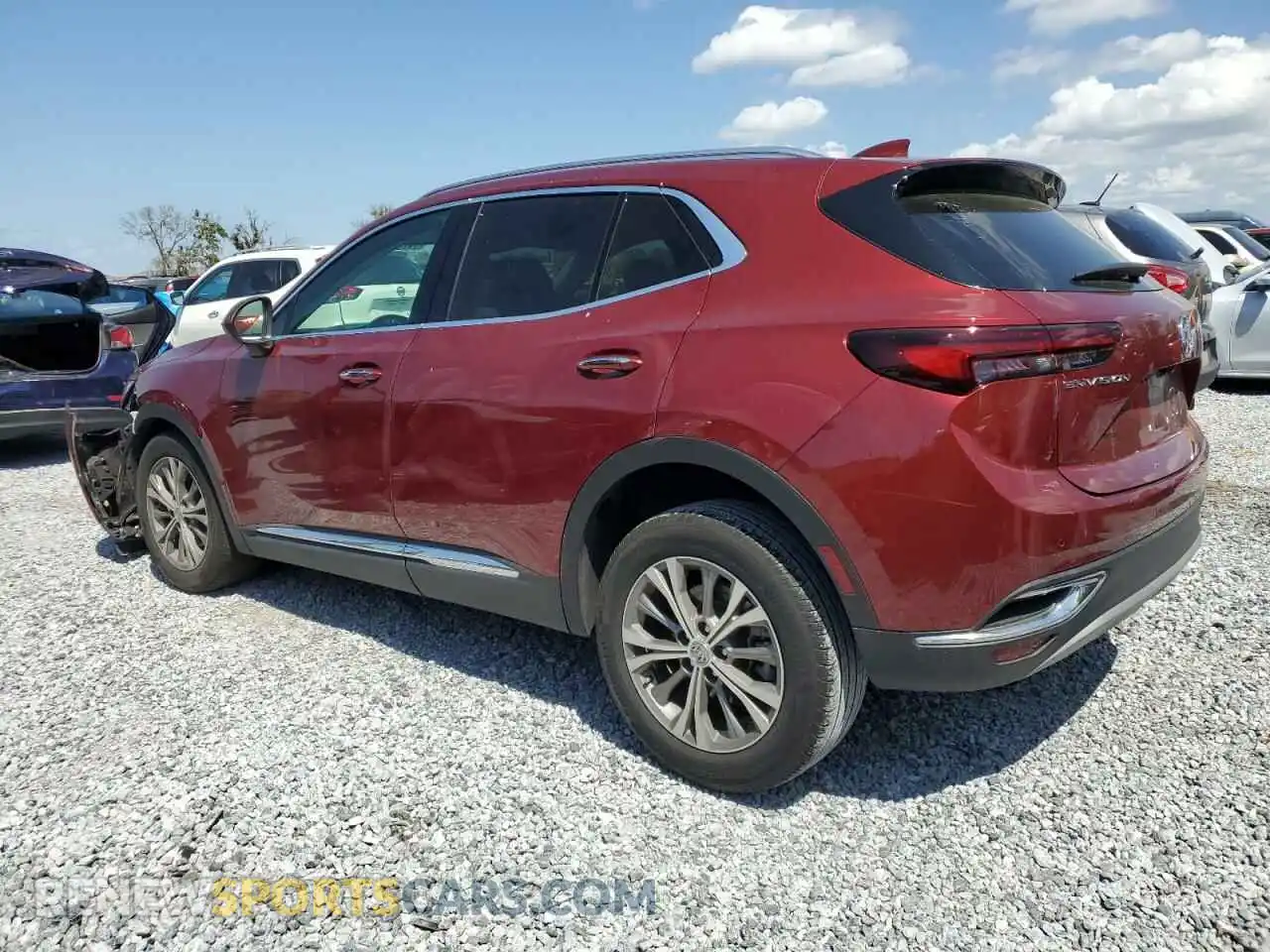 2 Photograph of a damaged car LRBAZLR4XPD019237 BUICK ENVISION 2023