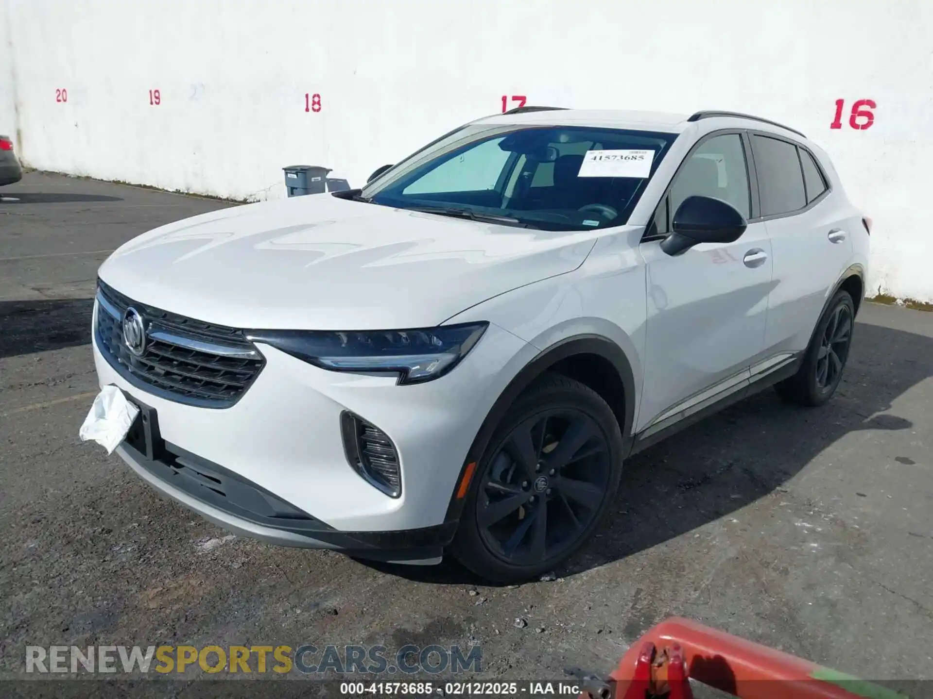 2 Photograph of a damaged car LRBAZLR4XPD099624 BUICK ENVISION 2023